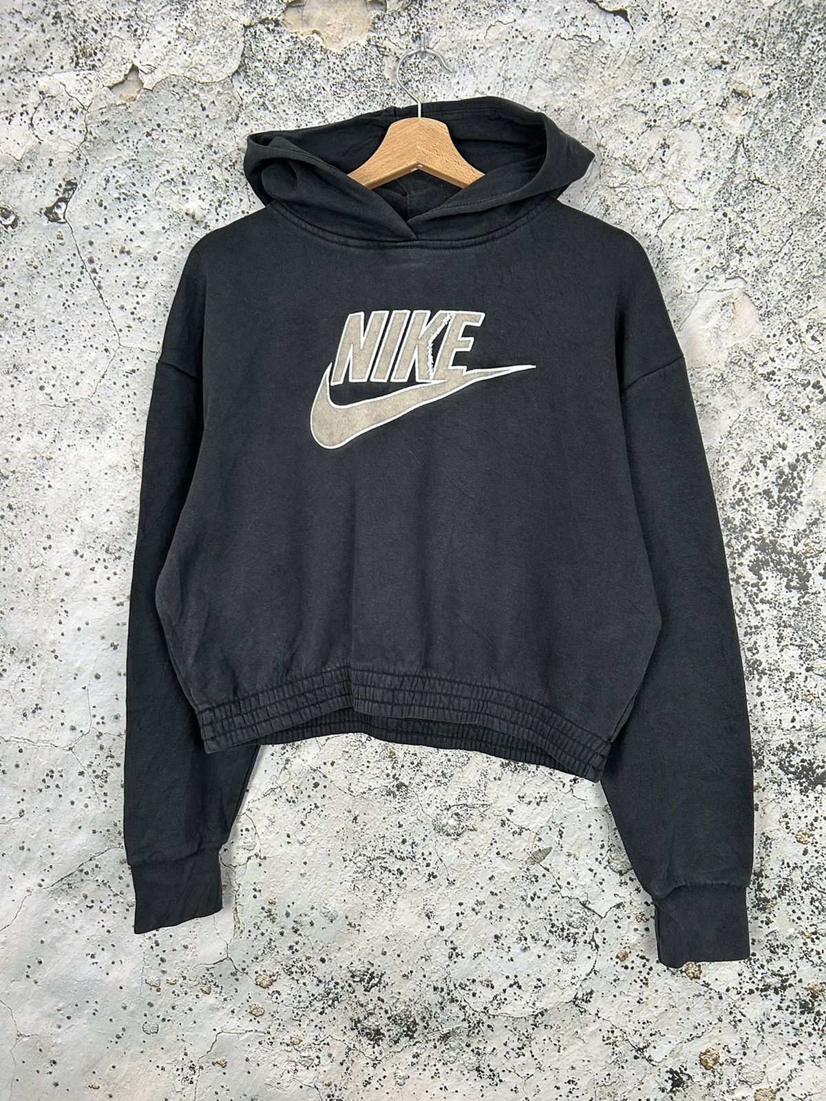 Nike Nike Boxy Hoodie Sweatshirt Logo Spellout Swoosh Size US S / EU 44-46 / 1 - 1 Thumbnail