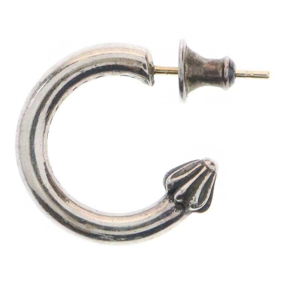 Chrome Hearts Chrome Hearts Plain Hoop Earring Silver BCA101 Size ONE SIZE - 1 Thumbnail