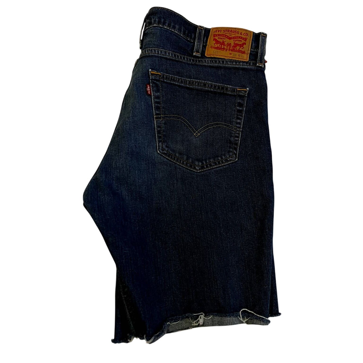 Levi's Levis Jean Shorts Men -511-Size:38 Blue Custom Cut Jeans Size US 38 / EU 54 - 1 Thumbnail