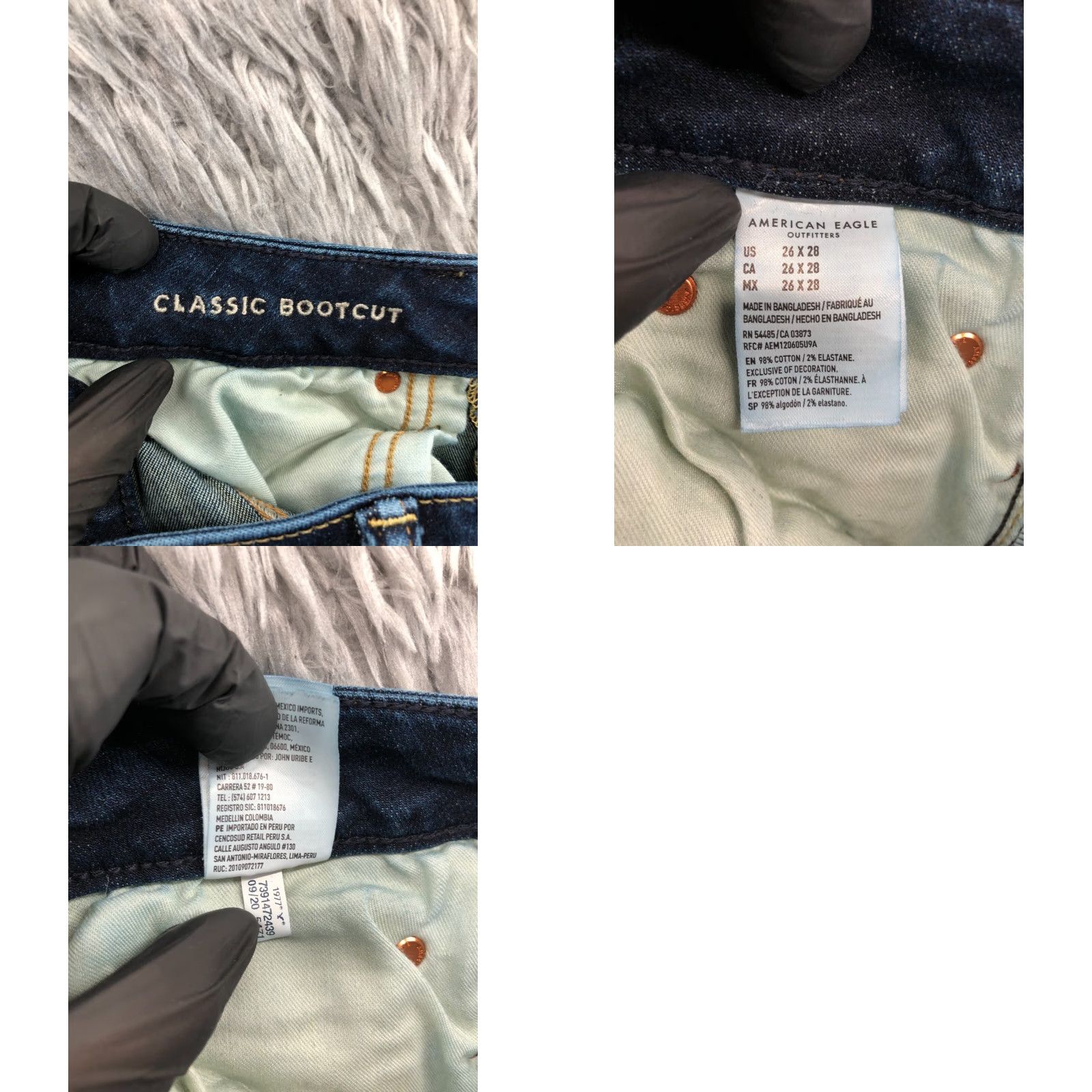 American Eagle Outfitters VINTAGE American Eagle Outfitters American Classic Bootcut Jeans 26x28 Mens Dark Wash Blue FlAW Size US 26 / EU 42 - 9 Thumbnail