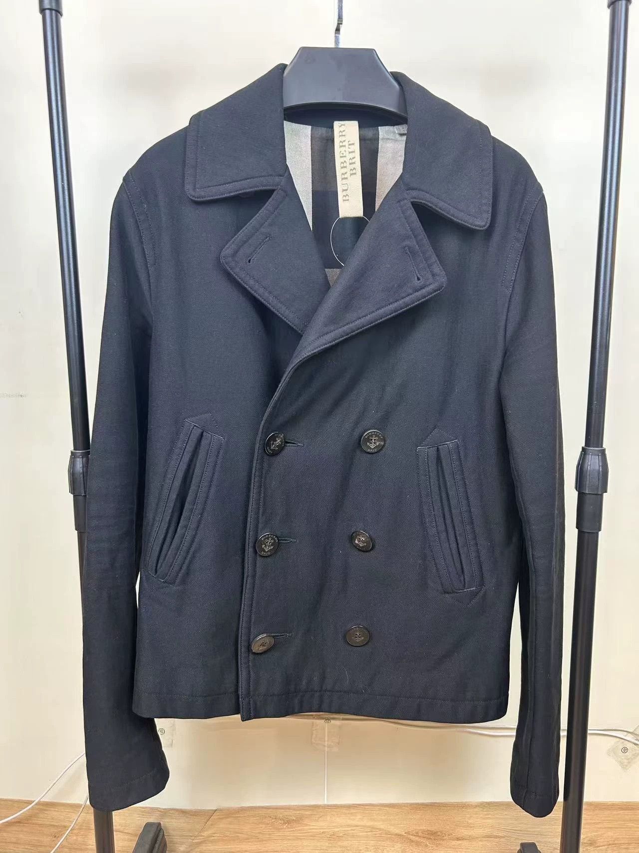 Burberry Burberry Cotton Double-Breasted Coat - dmc Size US S / EU 44-46 / 1 - 1 Thumbnail