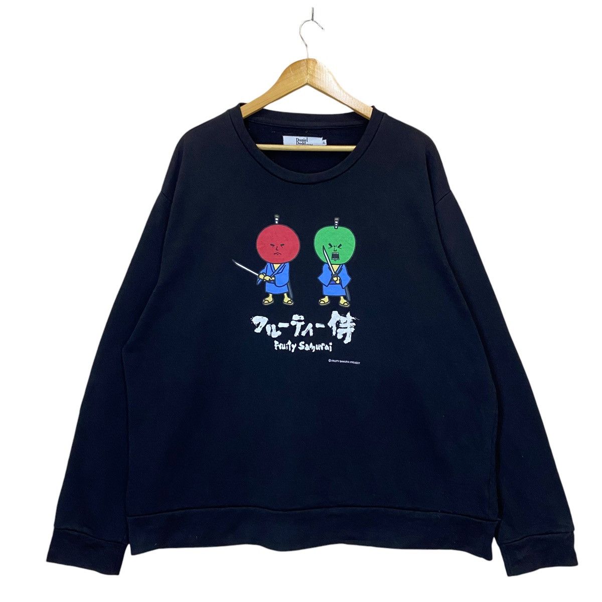 Anime × Cartoon Network × Japanese Brand Classic Samurai Movies Big Logo Crewneck Sweatshirt Size US L / EU 52-54 / 3 - 1 Thumbnail