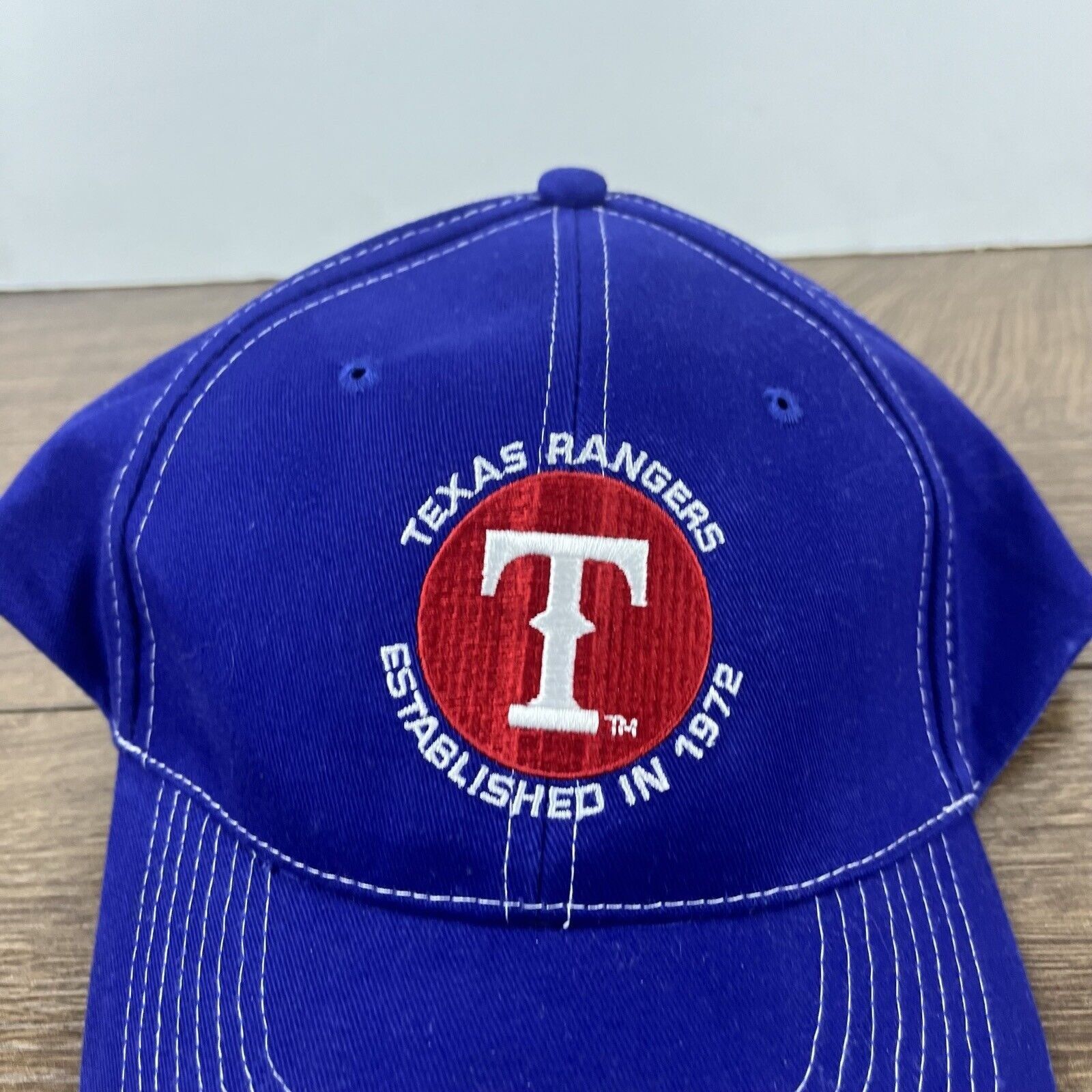 Other Texas Rangers Hat Adjustable Hat Blue Established 1972 Hat B Size ONE SIZE - 7 Thumbnail