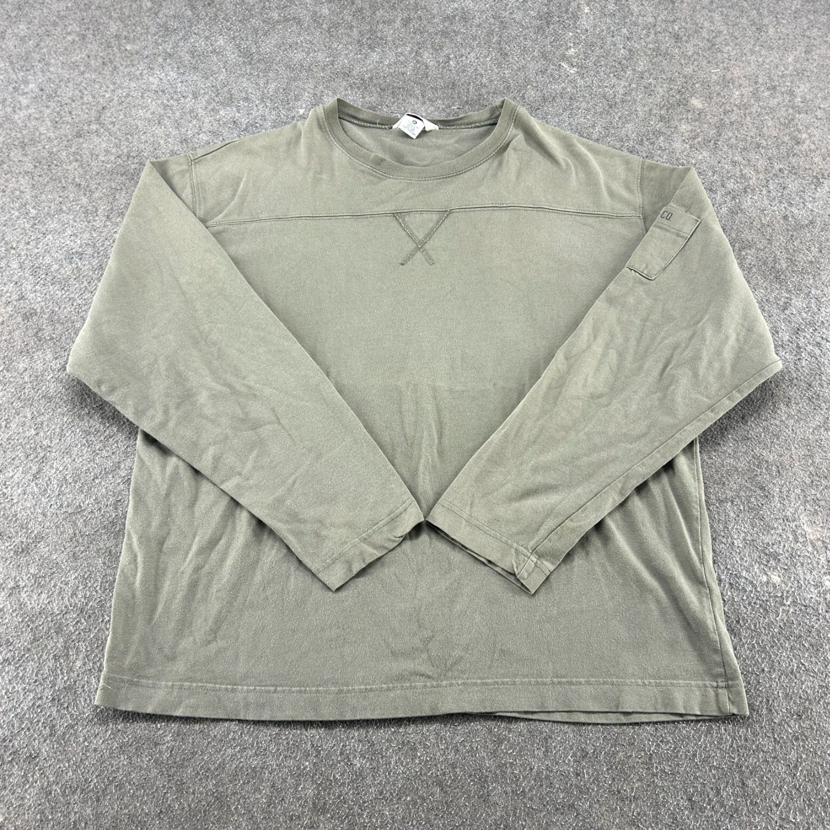 Levi's VINTAGE Levi's Shirt Mens XL Green Long Sleeve Solid Knit Cotton 90s T-Shirt Size US XL / EU 56 / 4 - 2 Thumbnail