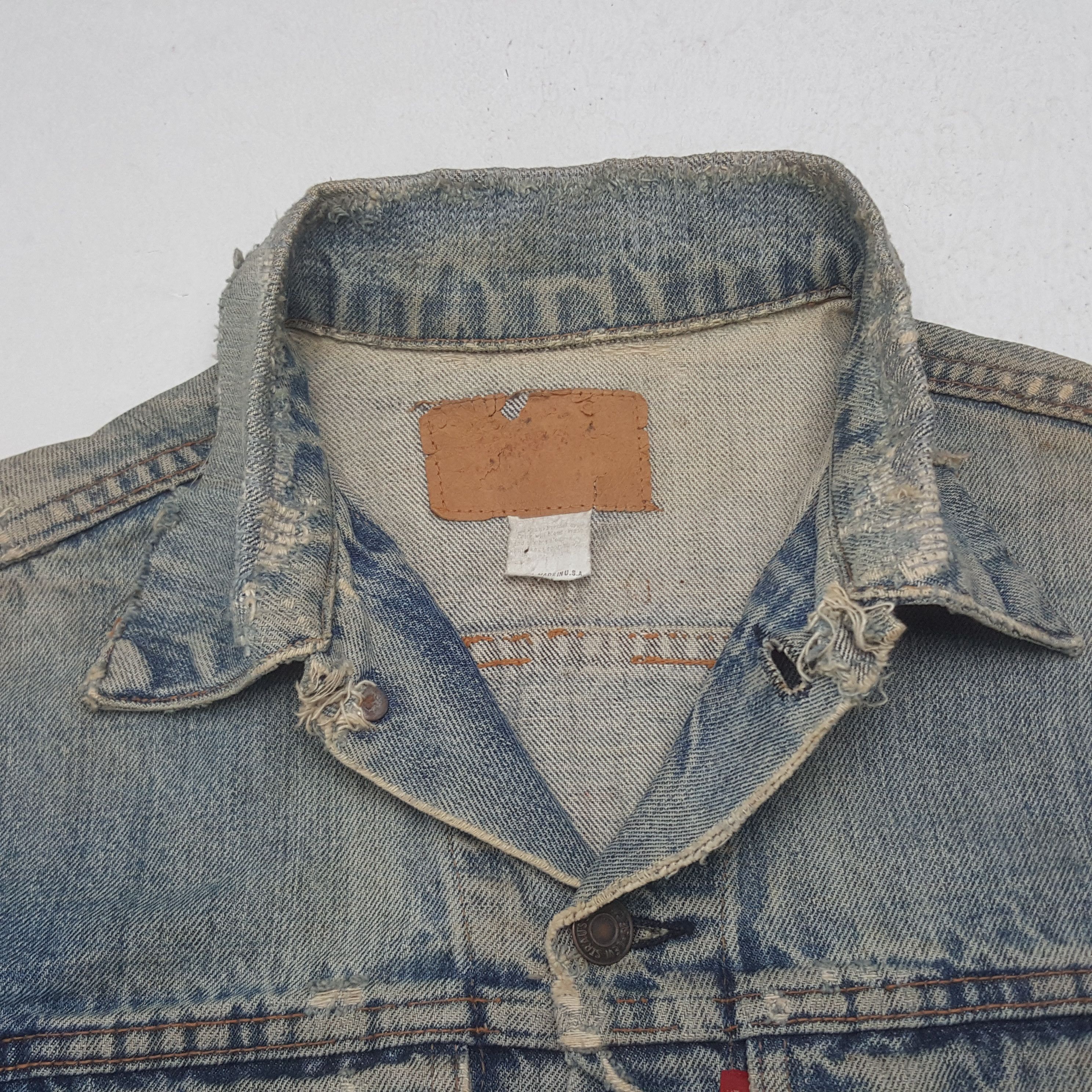 Levi's Vintage Levi's PTCS American Bikers Denim Jacket RR26 Size US XS / EU 42 / 0 - 5 Thumbnail