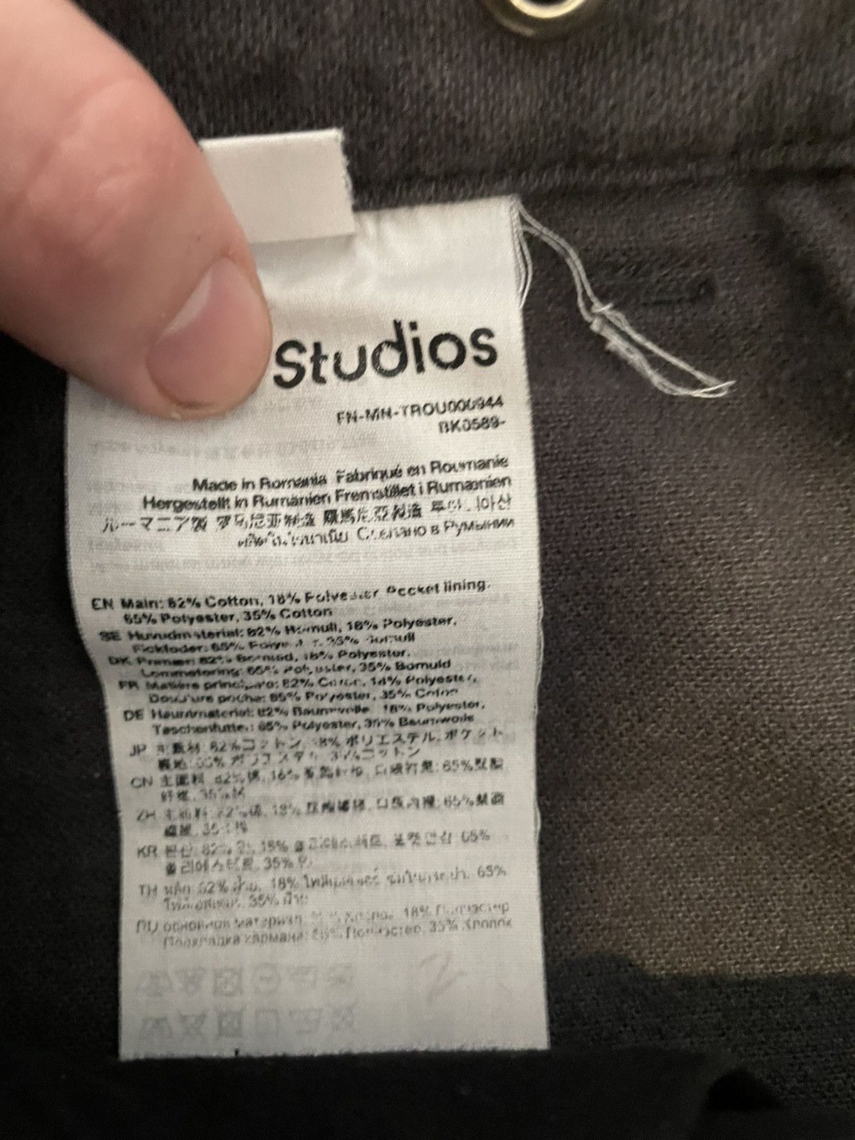 Acne Studios Wide-Leg Cargo Trousers Size US 32 / EU 48 - 10 Thumbnail