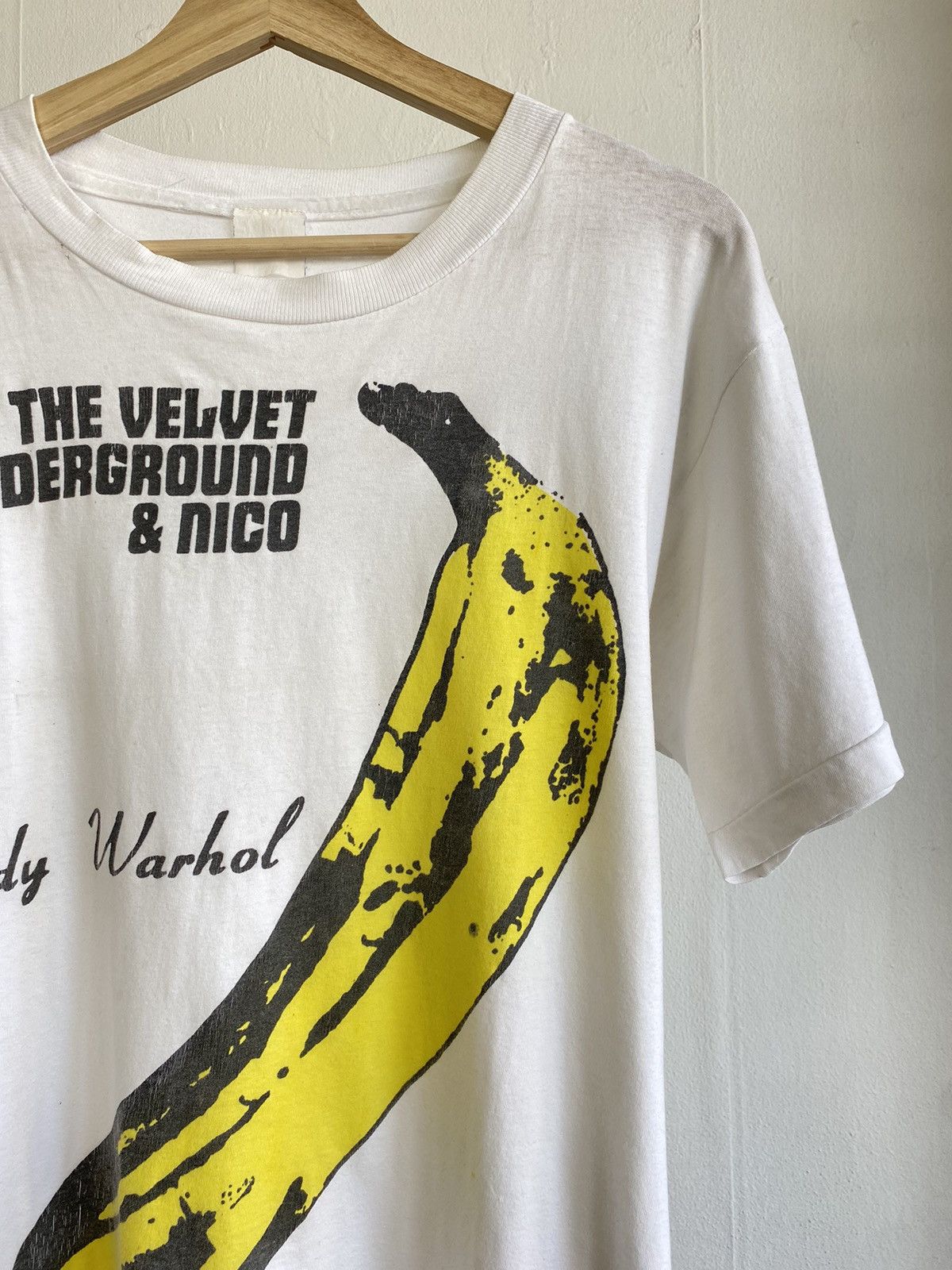 Andy Warhol × Band Tees × Vintage Vintage 80s The Velvet Underground & Nico band tee Size US L / EU 52-54 / 3 - 3 Thumbnail