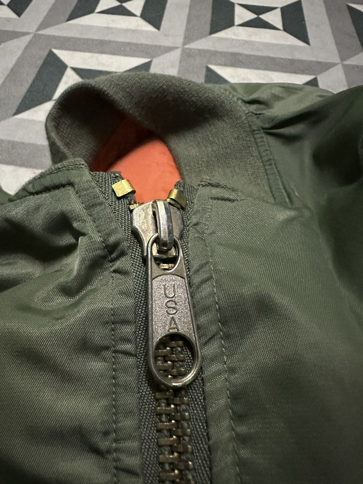 Other US air force type ma-1 reversible bomber jacket Size US M / EU 48-50 / 2 - 8 Thumbnail