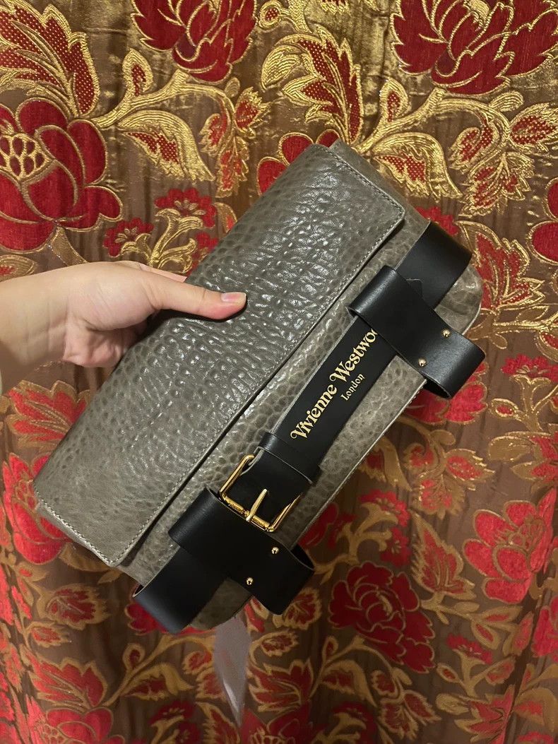 Vivienne Westwood Vivienne Westwood size os Gray alligator pattern handbag Size ONE SIZE - 2 Thumbnail