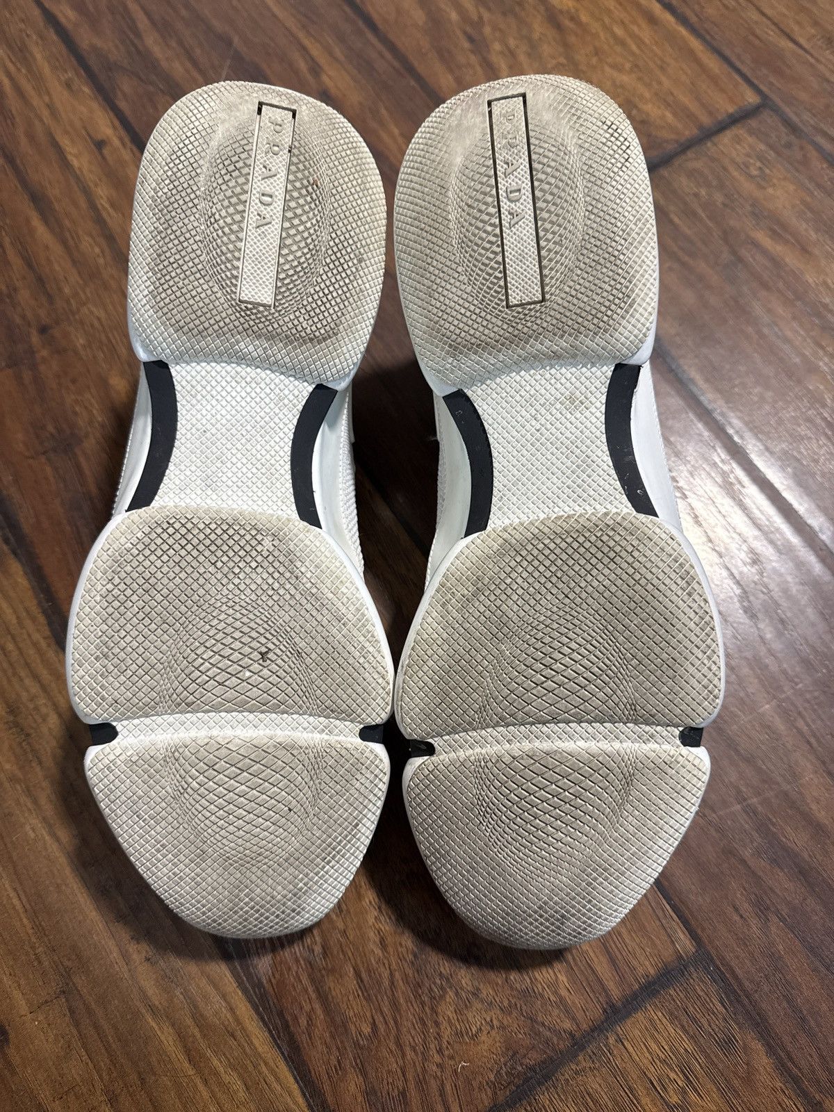 Prada White Cloudbust high top slip on sneaker Size US 10 / EU 43 - 3 Thumbnail