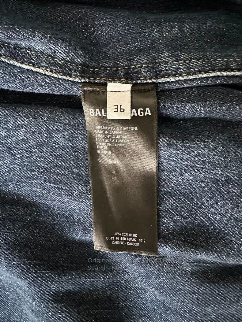 Other Balenciaga Denim cotton coat Size XS / US 0-2 / IT 36-38 - 4 Thumbnail