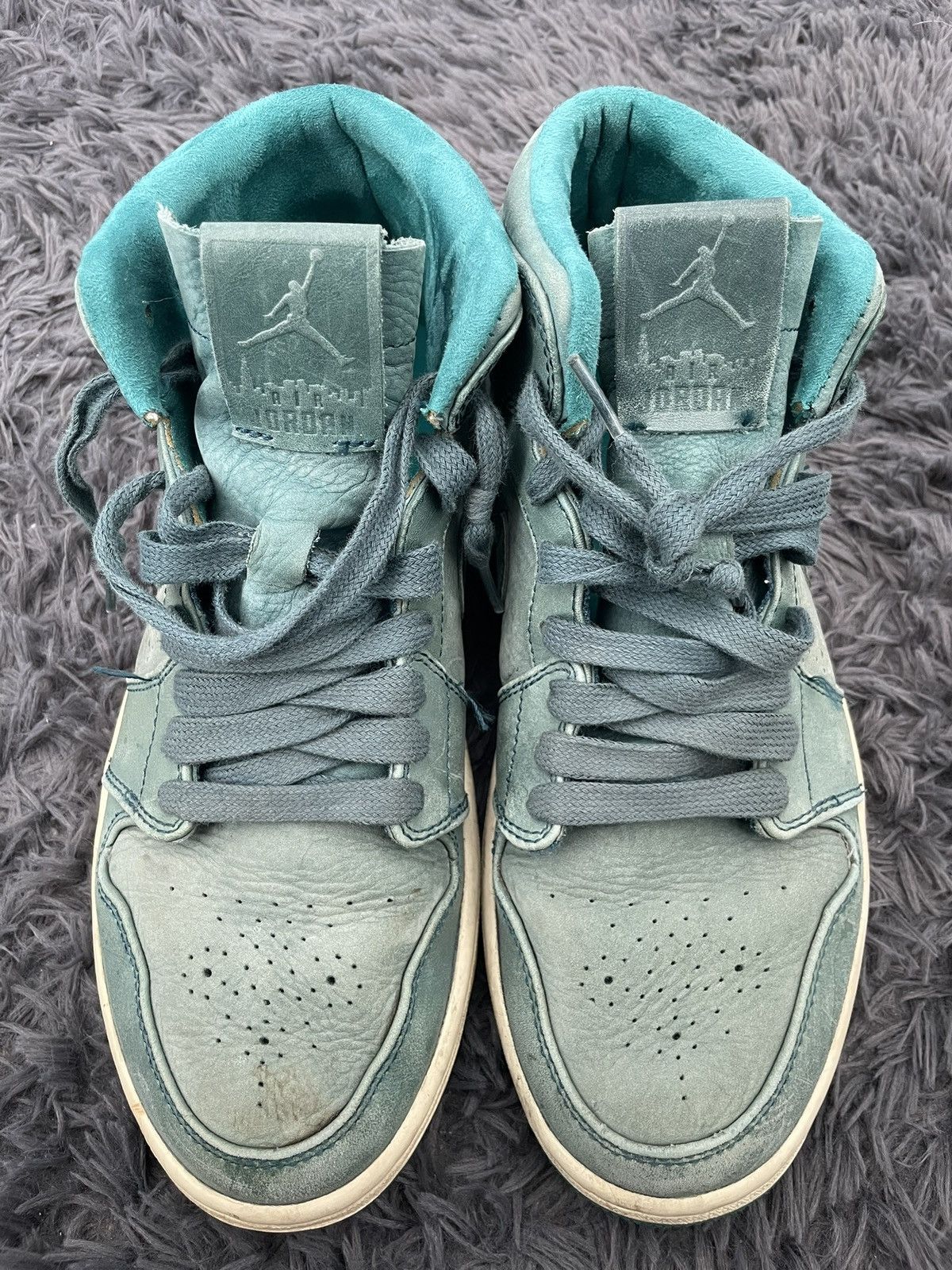 Jordan Brand Nike Air Jordan 1 Mid Nouveau Nightshade Teal 629151-306 Size US 10 / EU 43 - 10 Thumbnail