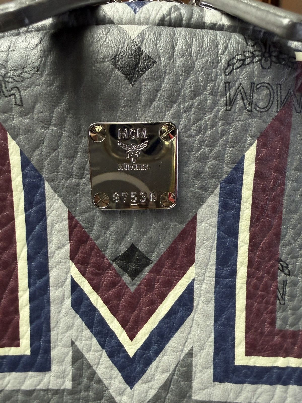 MCM MCM Geometric Chevron Visetos Backpack | Leather Trim | Lot Size ONE SIZE - 3 Thumbnail