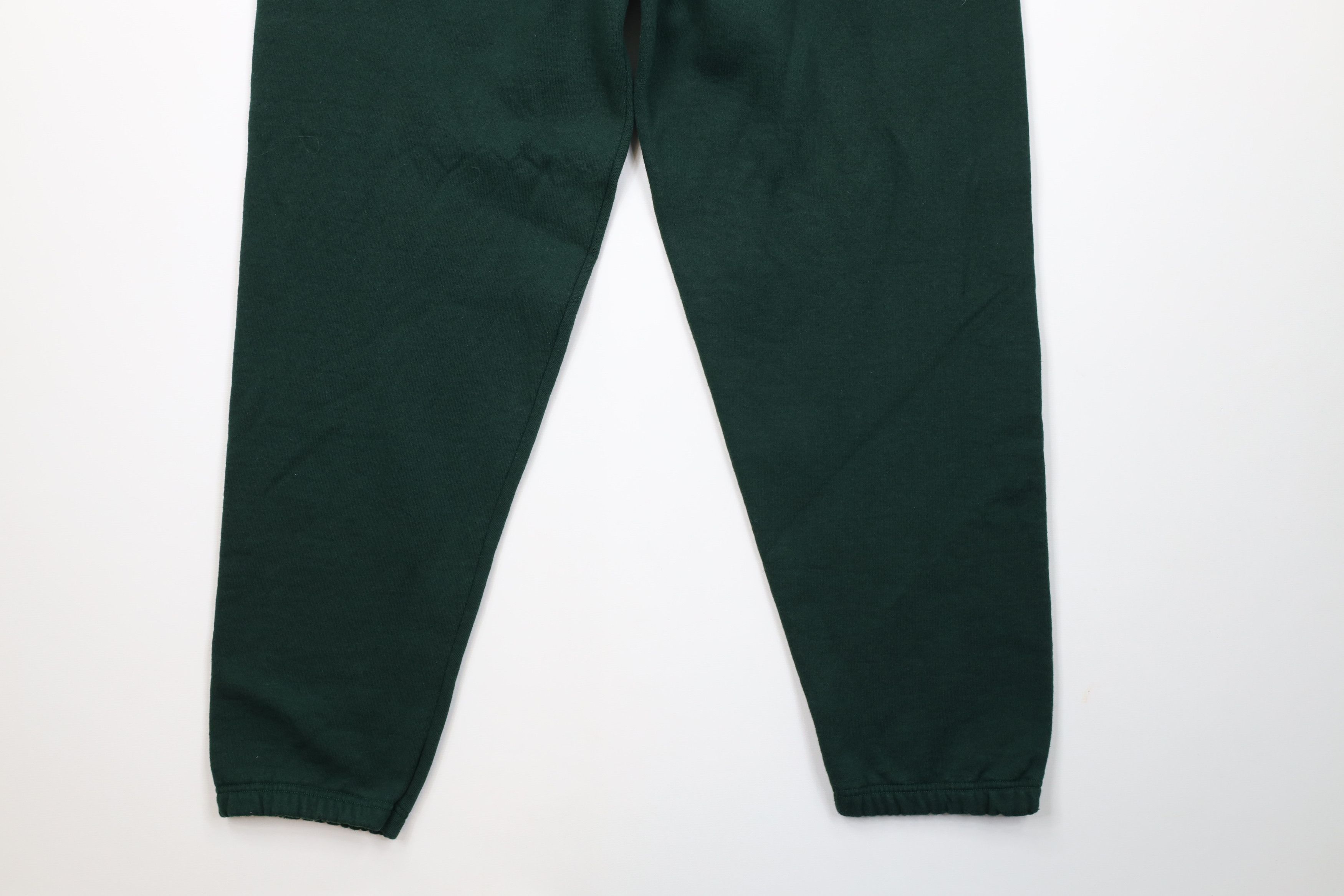 Vintage Vintage 90s Streetwear Heavyweight Sweatpants Green USA Size US 38 / EU 54 - 13 Thumbnail
