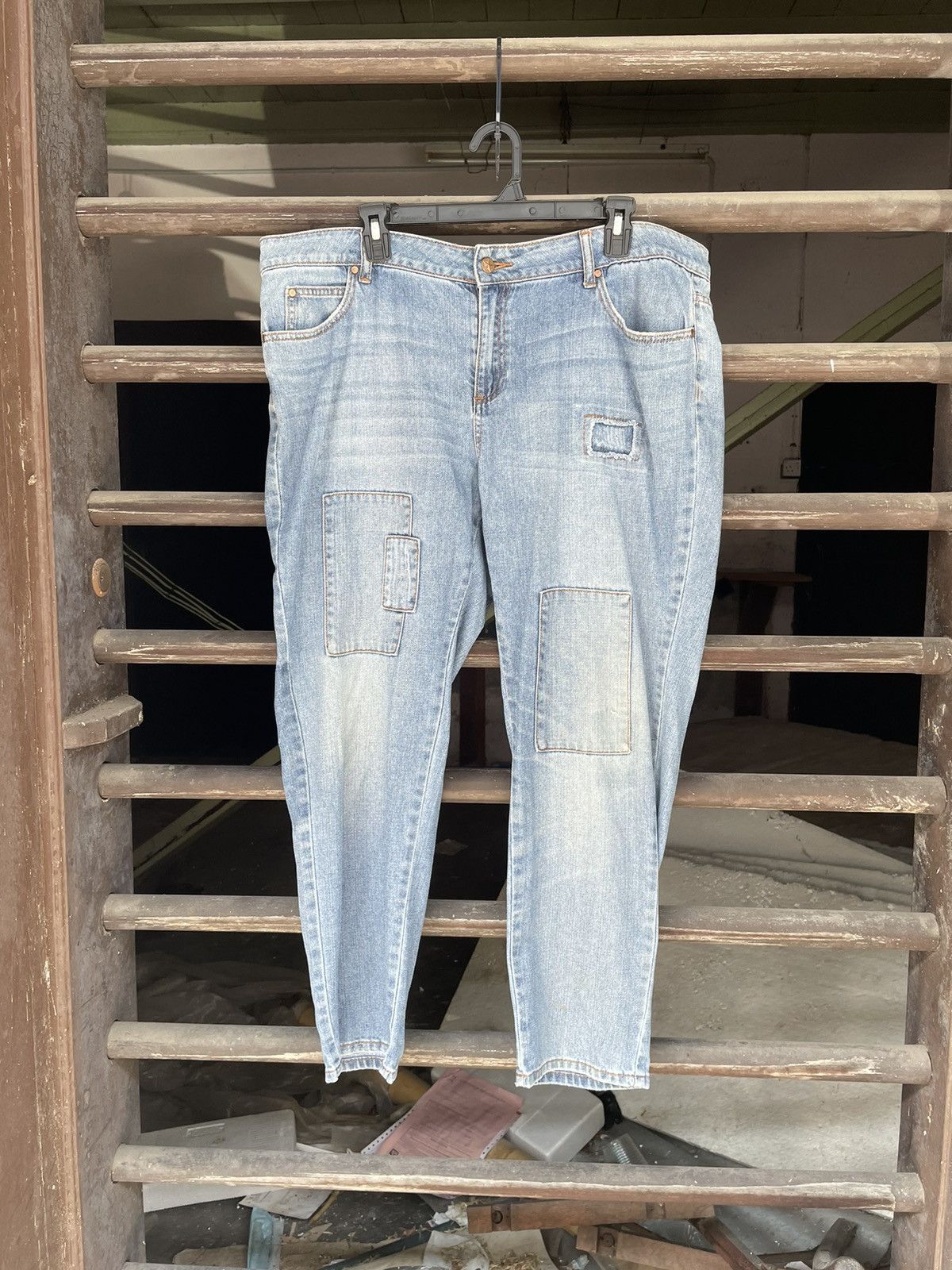 Jean Paul Gaultier Patchwork jeans by JPG Size 40" / US 18 - 1 Thumbnail