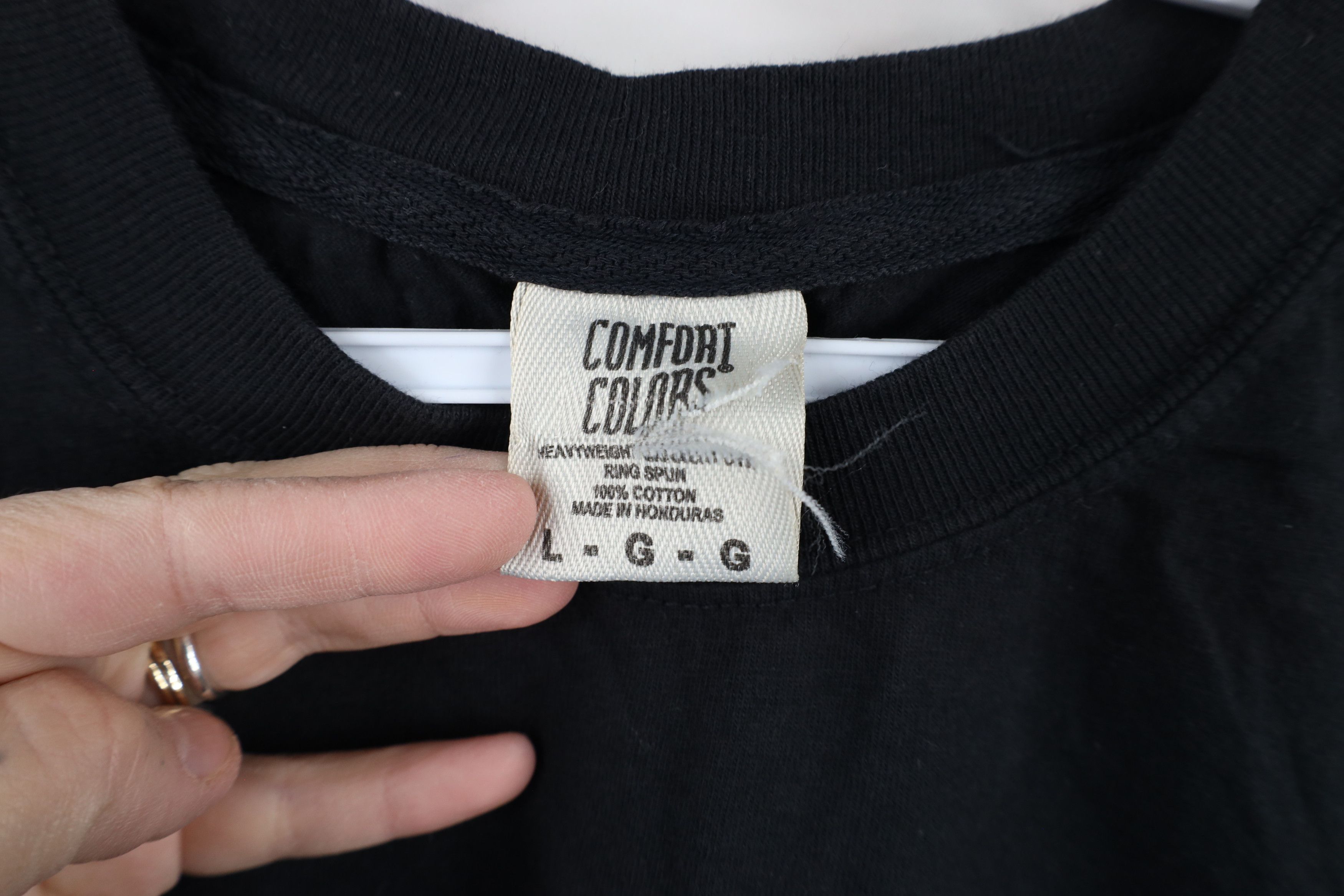 Vintage Vintage 90s Streetwear Blank Heavyweight Cotton T-Shirt Size US L / EU 52-54 / 3 - 6 Thumbnail