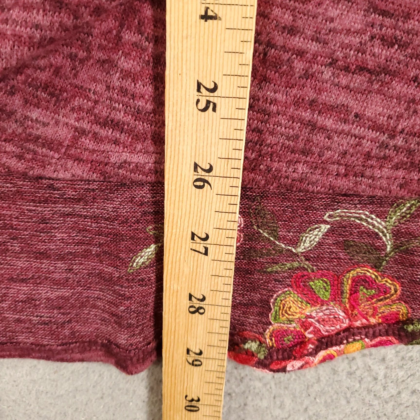 Vintage Figueroa & Flower Blouse Shirt Womens 2X Red Floral Embroidered Tie Front Boho Size XXL / US 16-18 / IT 52-54 - 3 Thumbnail