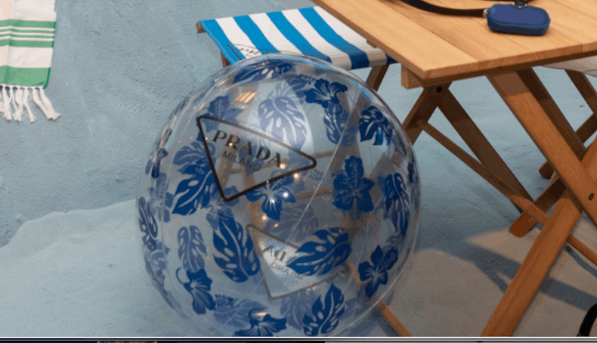 Prada Prada Inflatable Beach Ball Size ONE SIZE - 1 Thumbnail