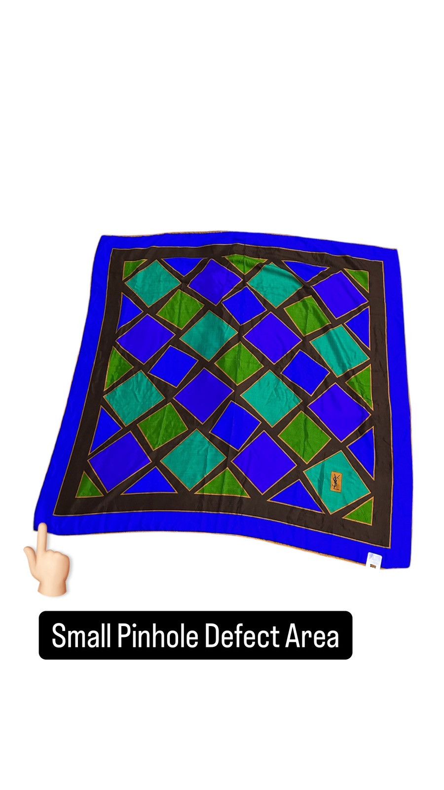 Vintage Vintage 1990 Yves Saint Lauren Foulards Silk Scarves Size ONE SIZE - 13 Thumbnail