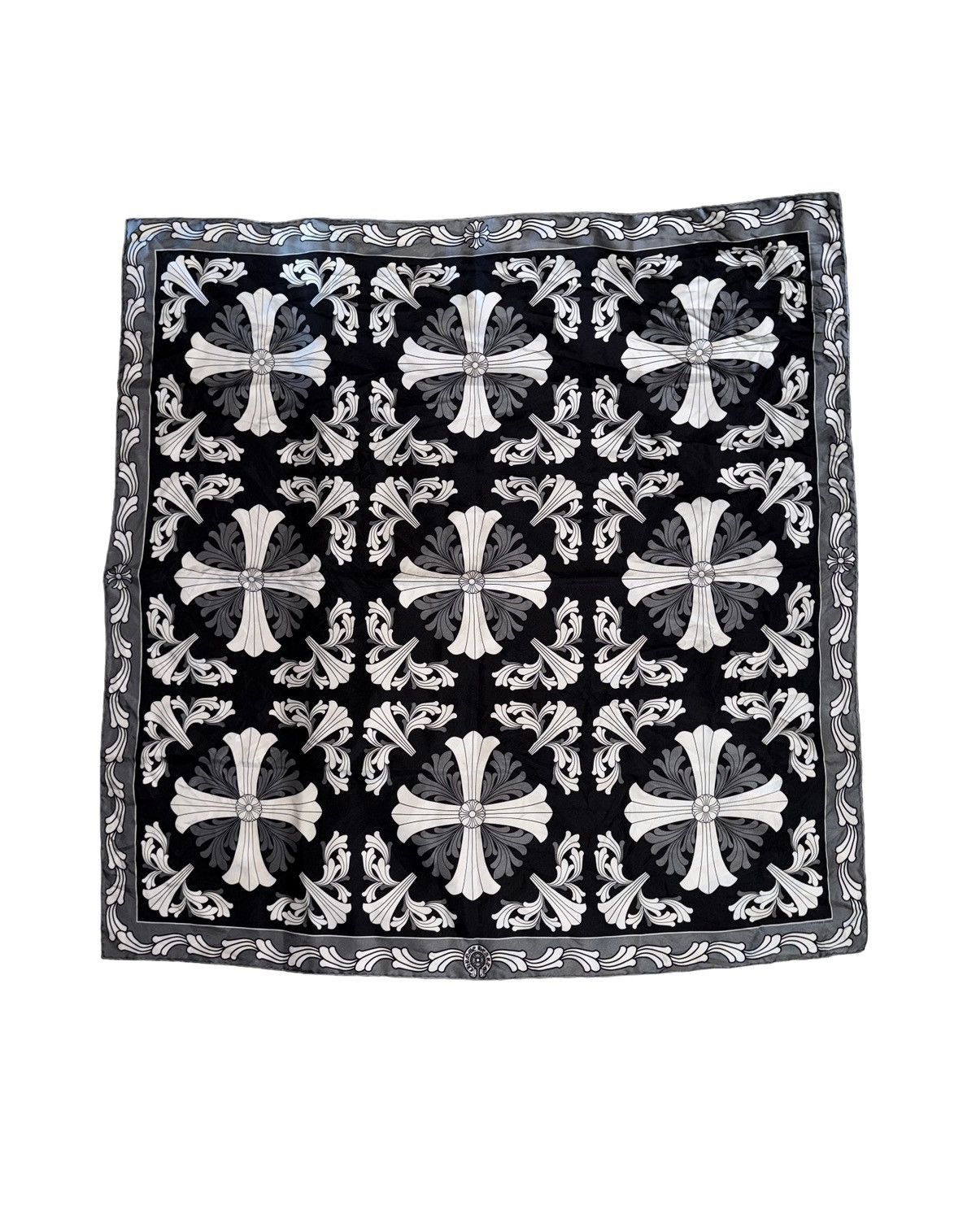 Chrome Hearts Chrome Hearts LARGE SILK SCARF Size ONE SIZE - 1 Thumbnail