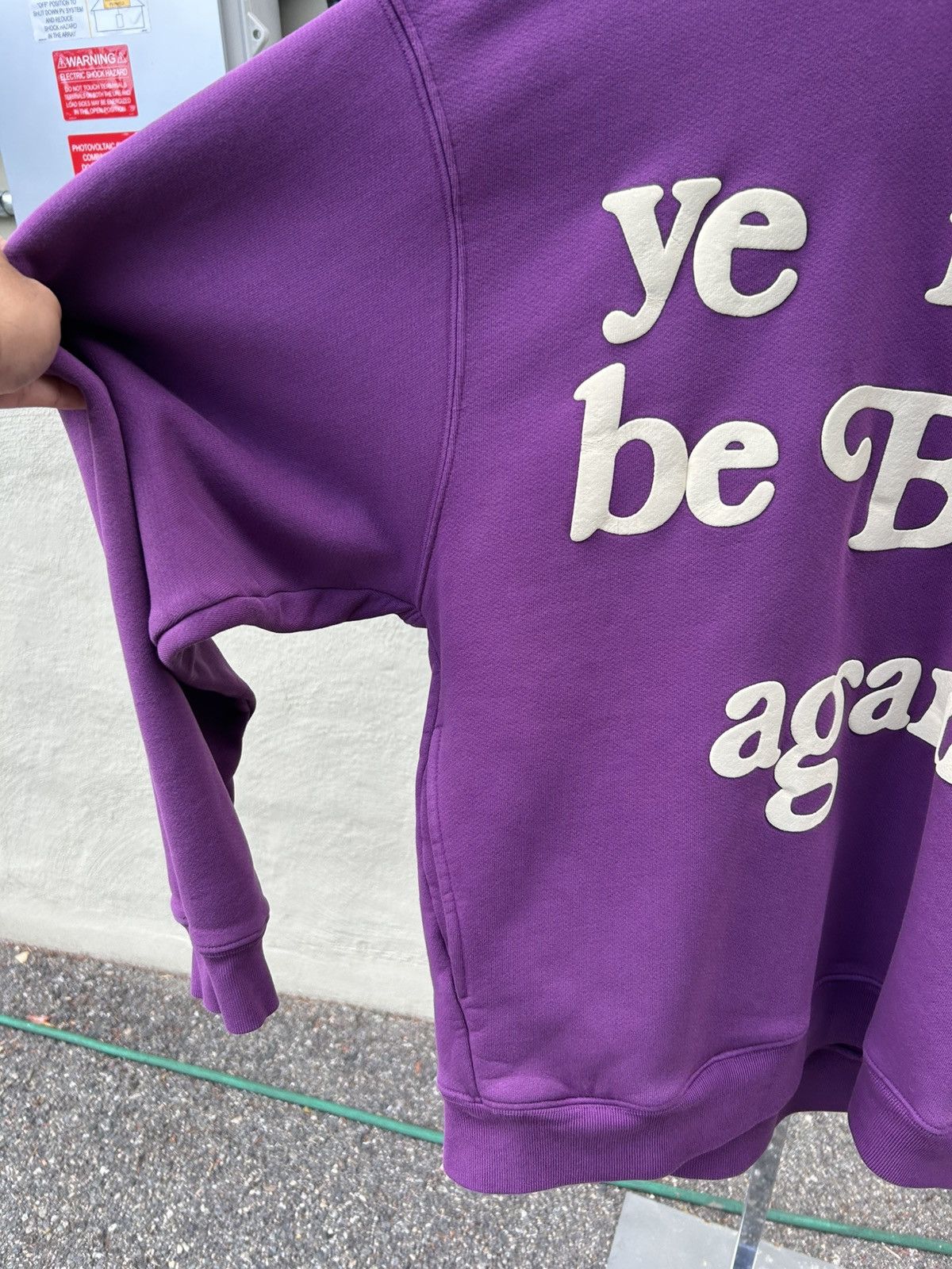 Cactus Plant Flea Market Cpfm must be born again hoodie purple Size US L / EU 52-54 / 3 - 5 Thumbnail