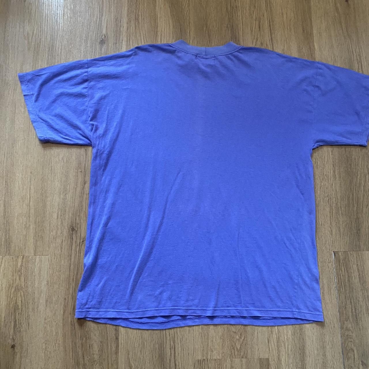 Other 90s Vintage Boxy purple Chez Claire T-shirt Size US L / EU 52-54 / 3 - 4 Thumbnail
