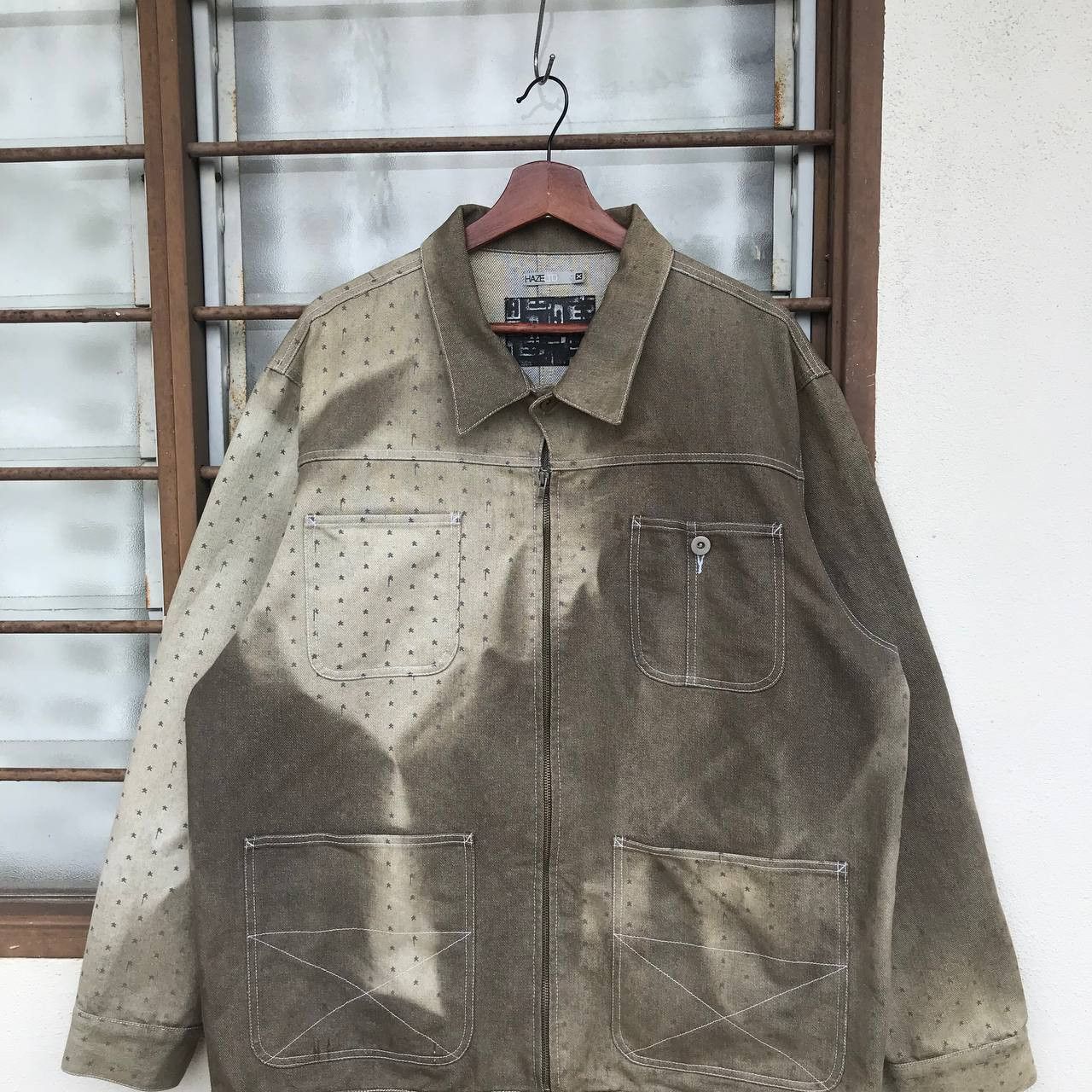 Haze VINTAGE HAZE FADED CHORE JACKET PAINTED DOT Size US XL / EU 56 / 4 - 15 Thumbnail