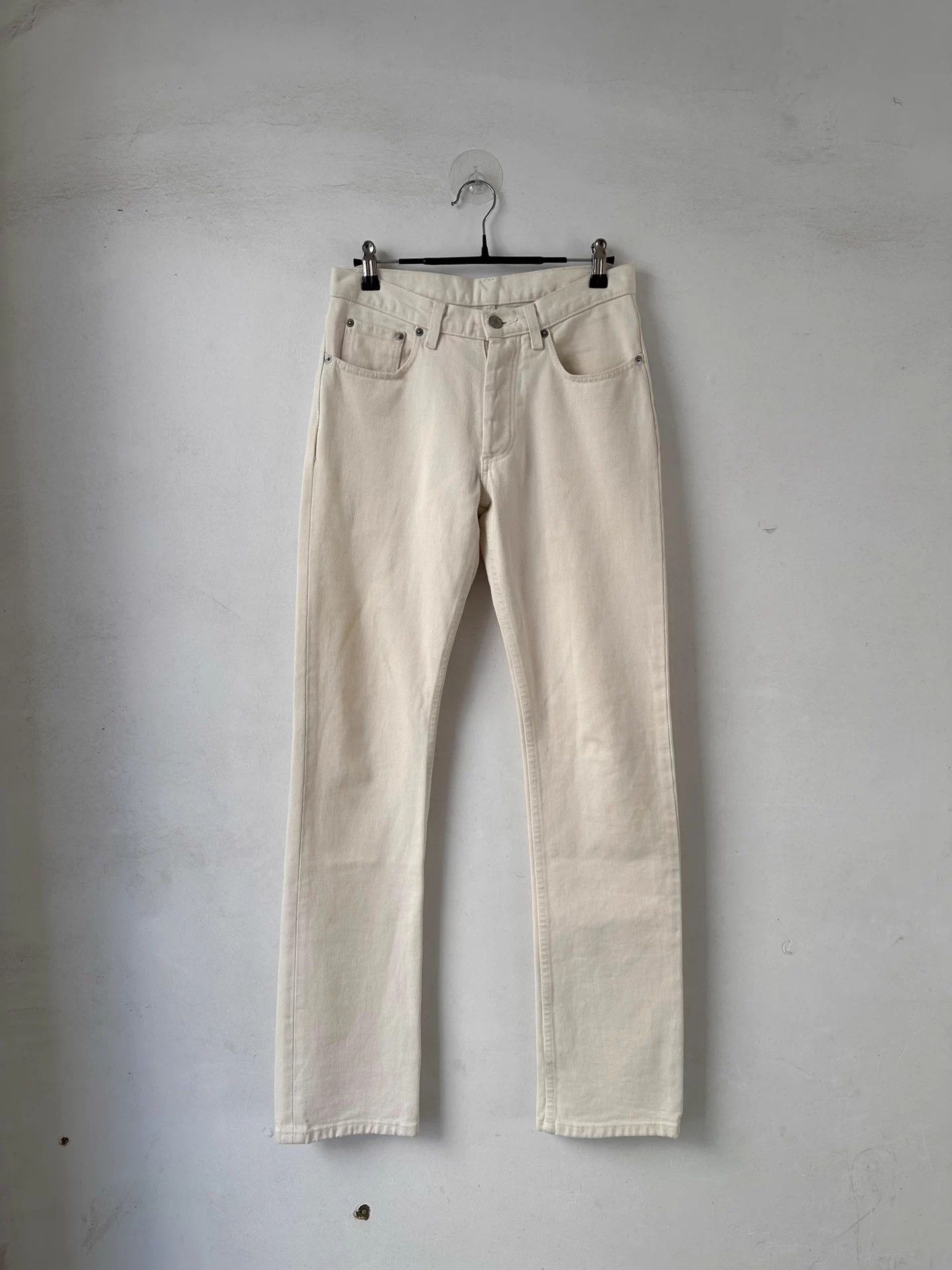Helmut Lang Helmut Lang 98A/W Vintage Burned Denim Archive Jeans 26 Size US 26 / EU 42 - 1 Thumbnail