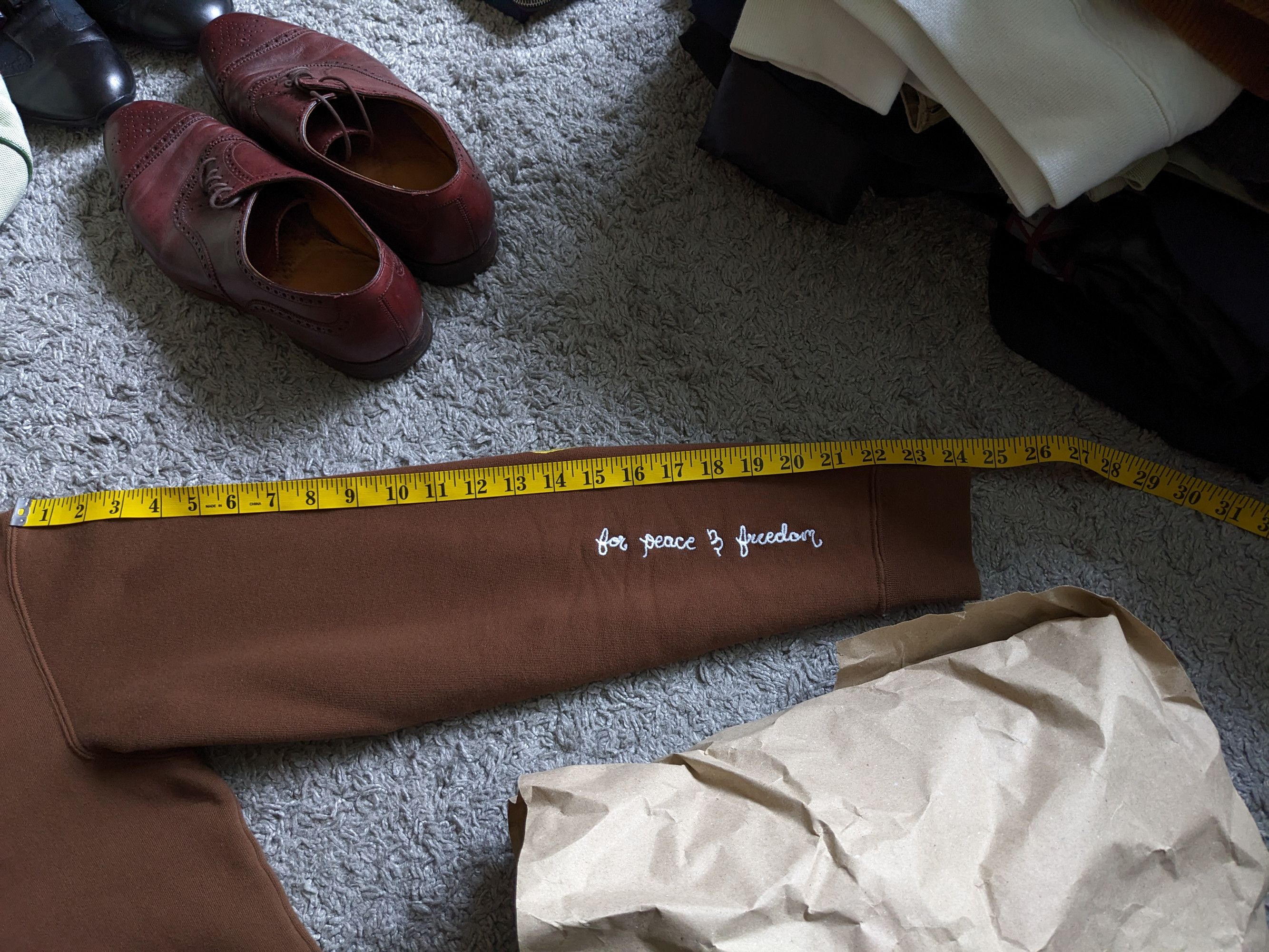 Other Reception Hooded Sweat Fleece Embroidered - chocolate brown Size US S / EU 44-46 / 1 - 17 Thumbnail