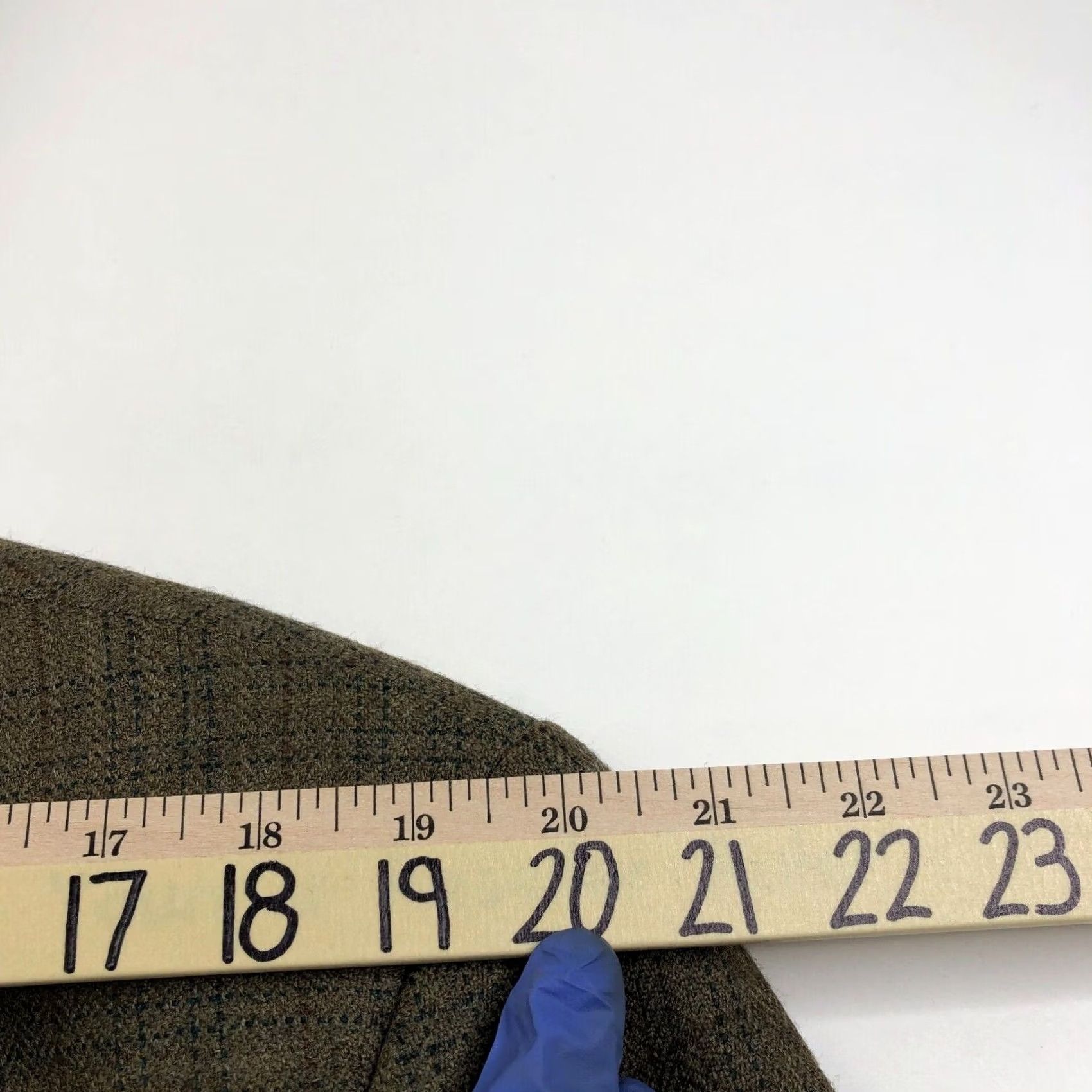 Chaps Chaps Ralph Lauren Two-Button Sport Coat Jacket Brown 45 100% Lambs Wool Notch Lapel Single-Vented Suit Jacket Regular Men's Clothes Plaid Vintage: No Size 48R - 6 Thumbnail