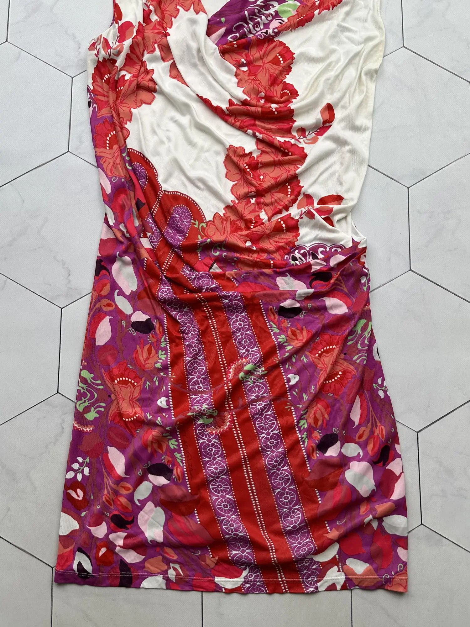 Cavalli Class Class Roberto Cavalli Vintage Dress (B257) Size L / US 10 / IT 46 - 3 Thumbnail