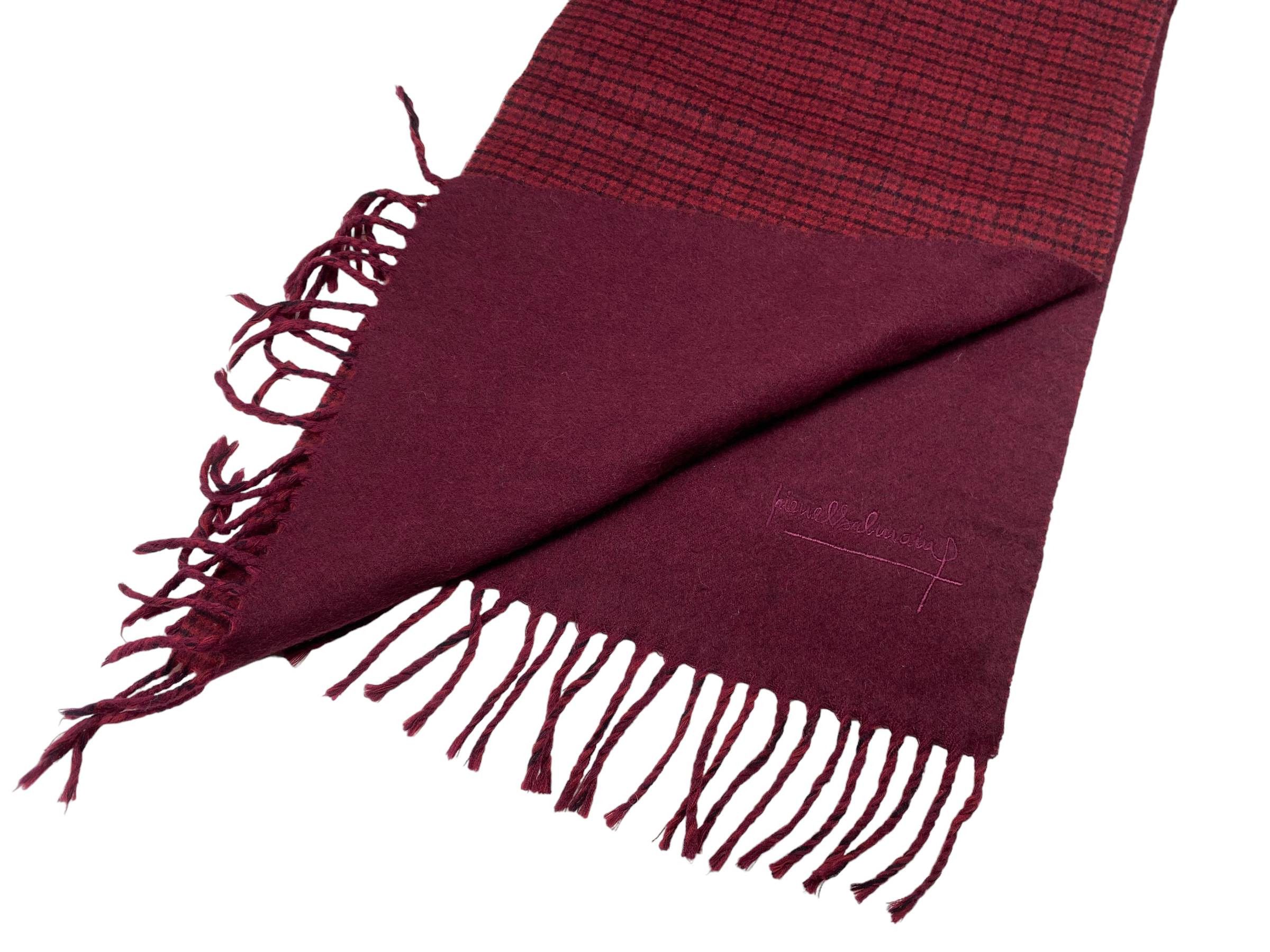 Pierre Balmain × Vintage Pierre Balmain Paris small Checkered Vintage Scarf Size ONE SIZE - 8 Thumbnail