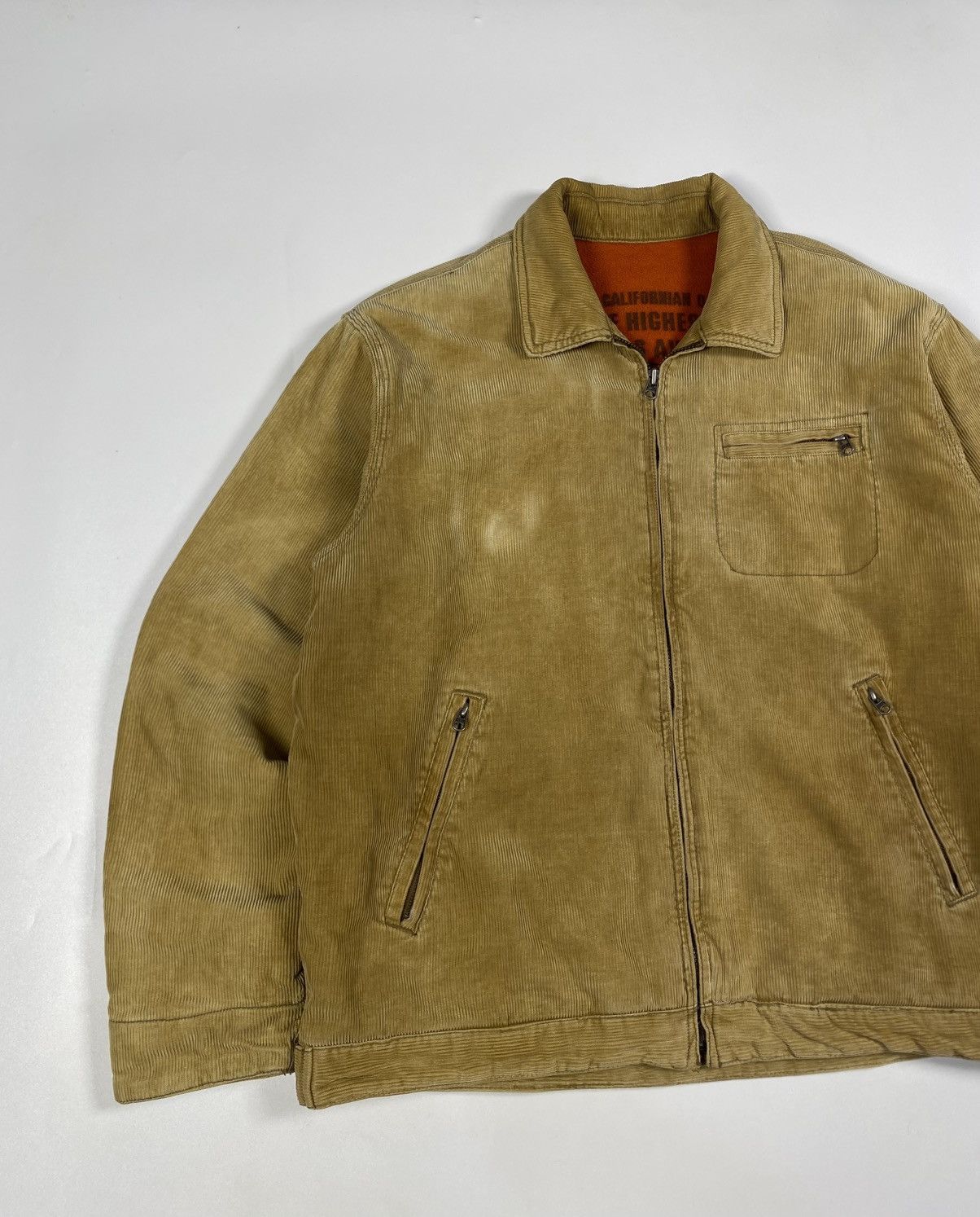 Who A.U. Vintage WHO AU. Corduroy Blanket Lined Work Jacket Size US XXL / EU 58 / 5 - 2 Thumbnail
