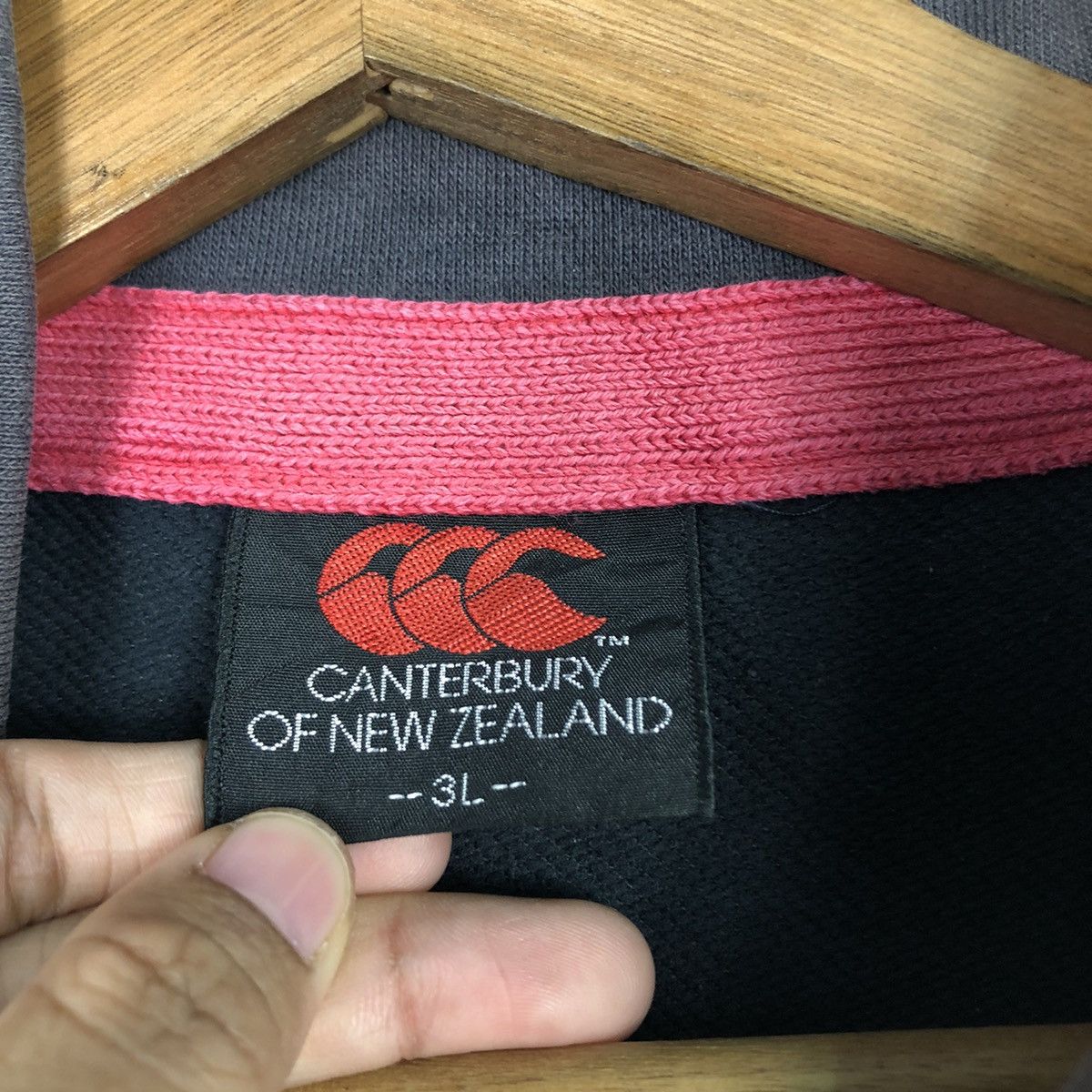 Canterbury of New Zealand 90s Canterbury Fleece Half-Zip NZ Rugby Patch, Oversized Fit Size US L / EU 52-54 / 3 - 15 Thumbnail