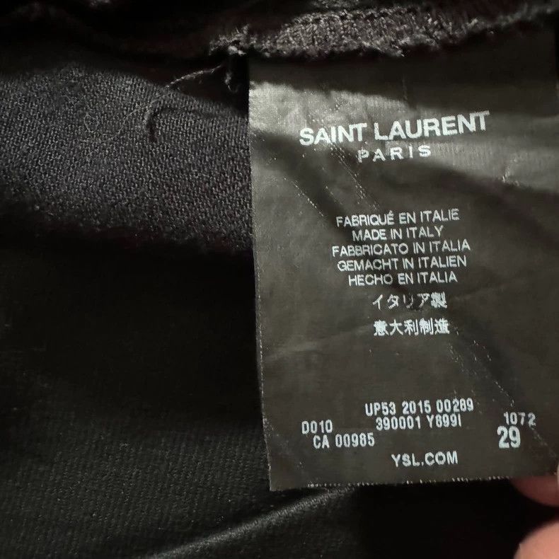 Saint Laurent Paris Saint Laurent Paris Saint Laurent SLP15SS Rare Denim Pants Size US 29 - 6 Thumbnail