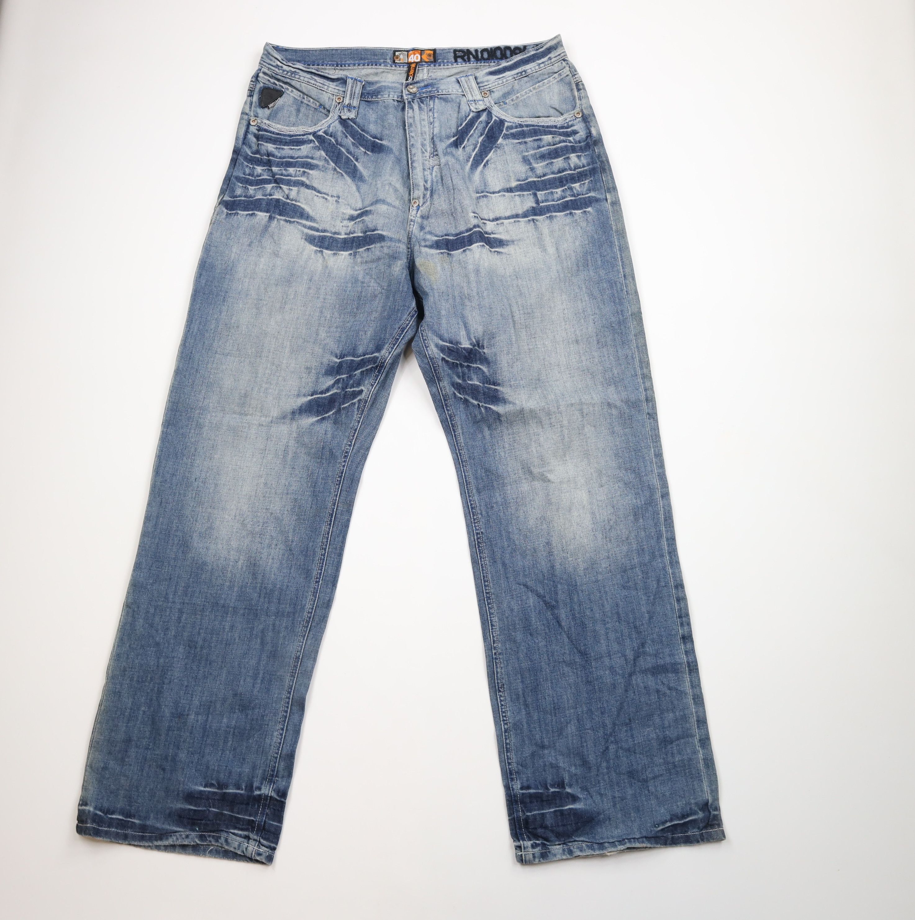 Vintage Vintage Y2K Streetwear Baggy Fit Wide Leg Denim Jeans Blue Size US 40 / EU 56 - 1 Thumbnail