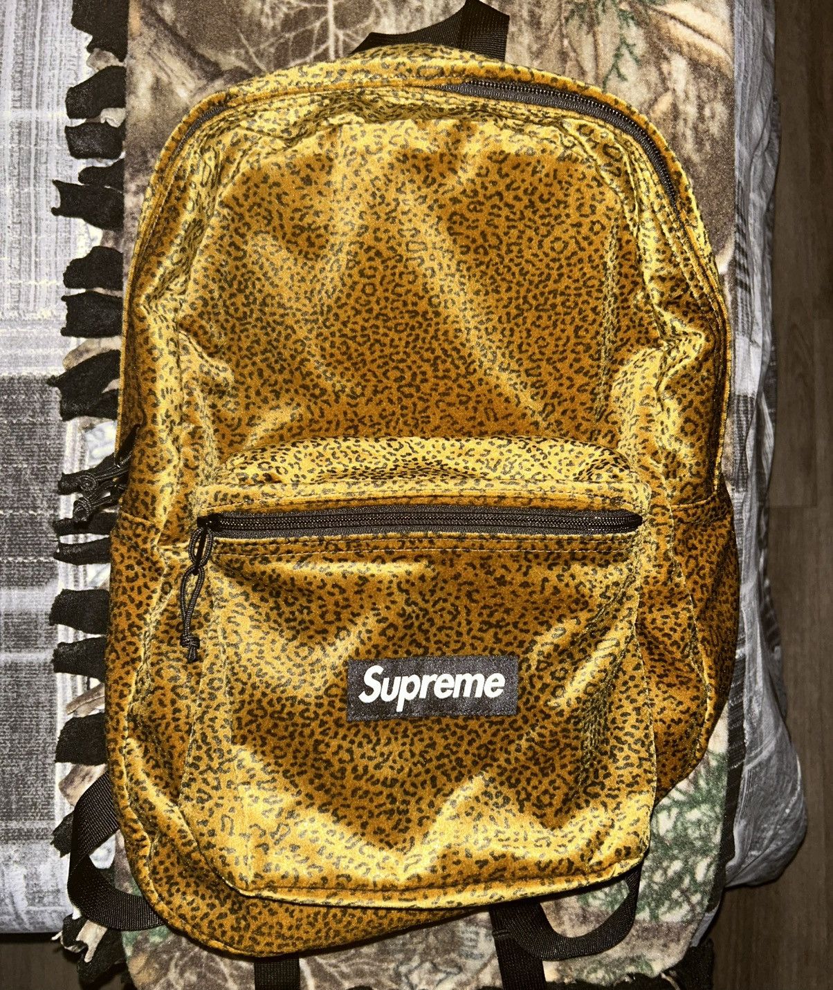 Supreme Supreme Velvet Backpack | Grailed