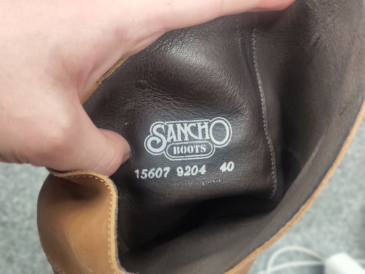 Sancho Boots Sancho Boots 9204 brown leather knee high zip Shoes Vintage Size US 10 / IT 40 - 21 Thumbnail