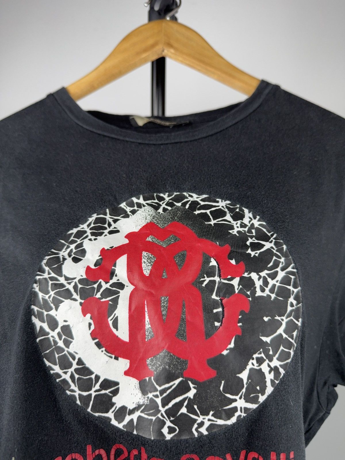 Roberto Cavalli Roberto Cavalli Beachwear Logo Graphic T-Shirt Black Size L Size US L / EU 52-54 / 3 - 10 Thumbnail