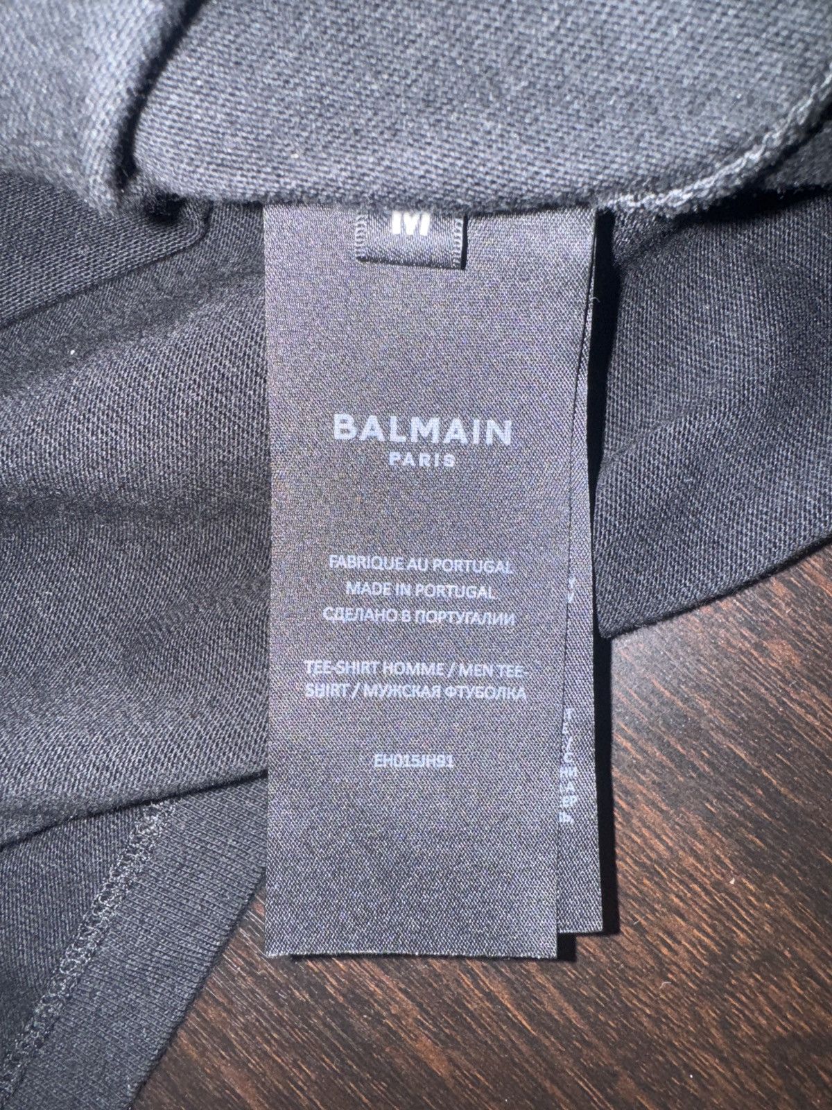 Balmain BALMAIN MAIN LAB - LABEL T - SHIRT Size US M / EU 48-50 / 2 - 6 Thumbnail