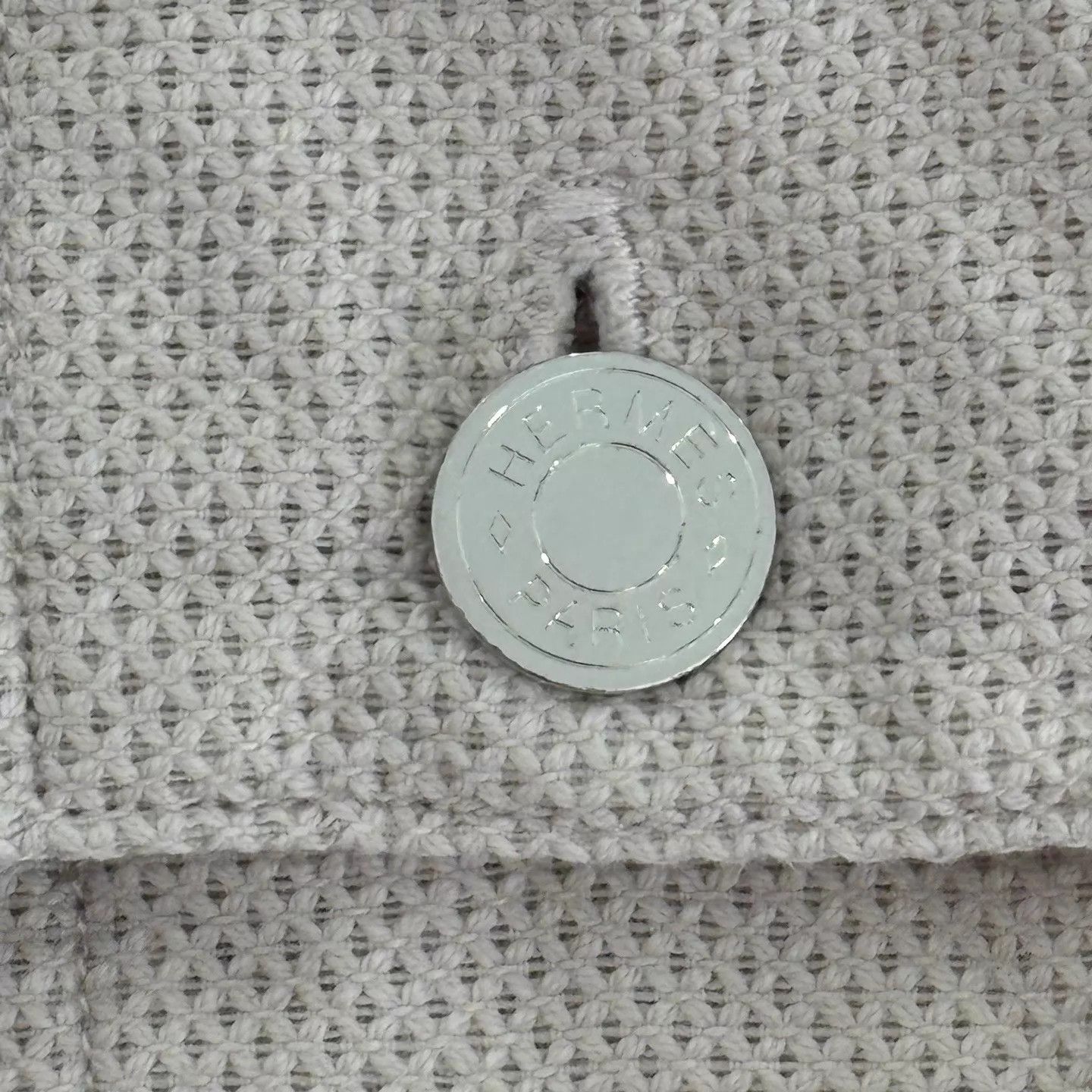 Hermes Hermes Old Money Pale Collarless Linen Shirt 39 Size US M / EU 48-50 / 2 - 6 Thumbnail