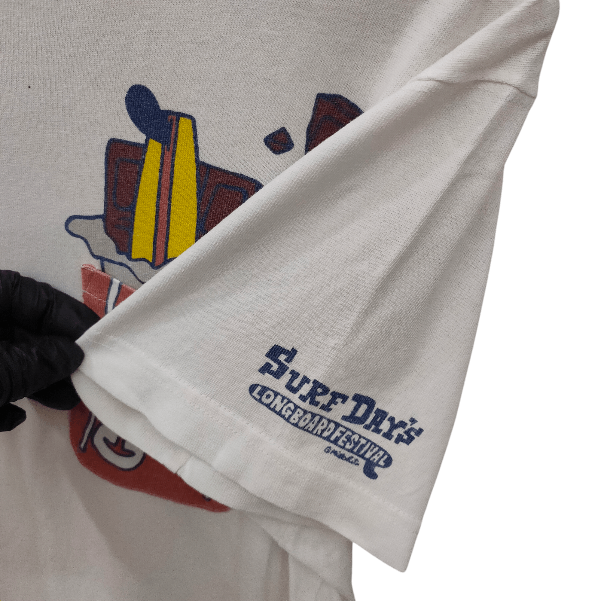 Japanese Brand Vintage Surf Day's Chocolate, Cute Cartoon Pocket Japanese T Size US M / EU 48-50 / 2 - 4 Thumbnail