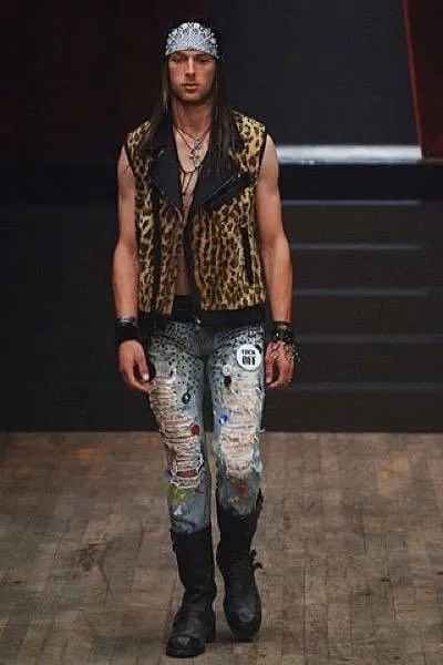 Number (N)ine SS2006 Number (N)ine Paint Splatter Denim Jeans Size US 39 - 2 Thumbnail