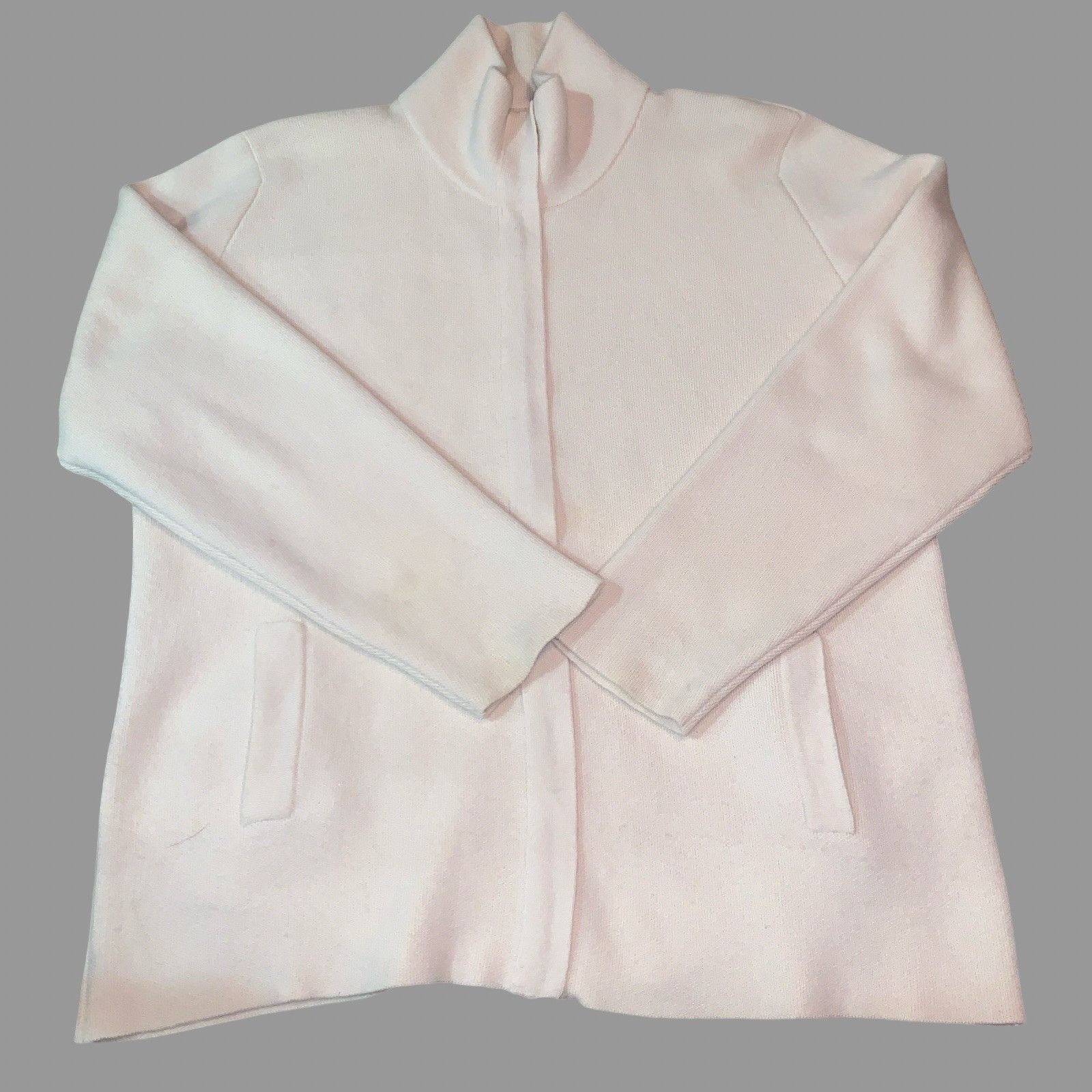 Johnstons Of Elgin Johnstons of Elgin 100% Scottish Cashmere Full-Zip Cardigan Size L / US 10 / IT 46 - 3 Thumbnail