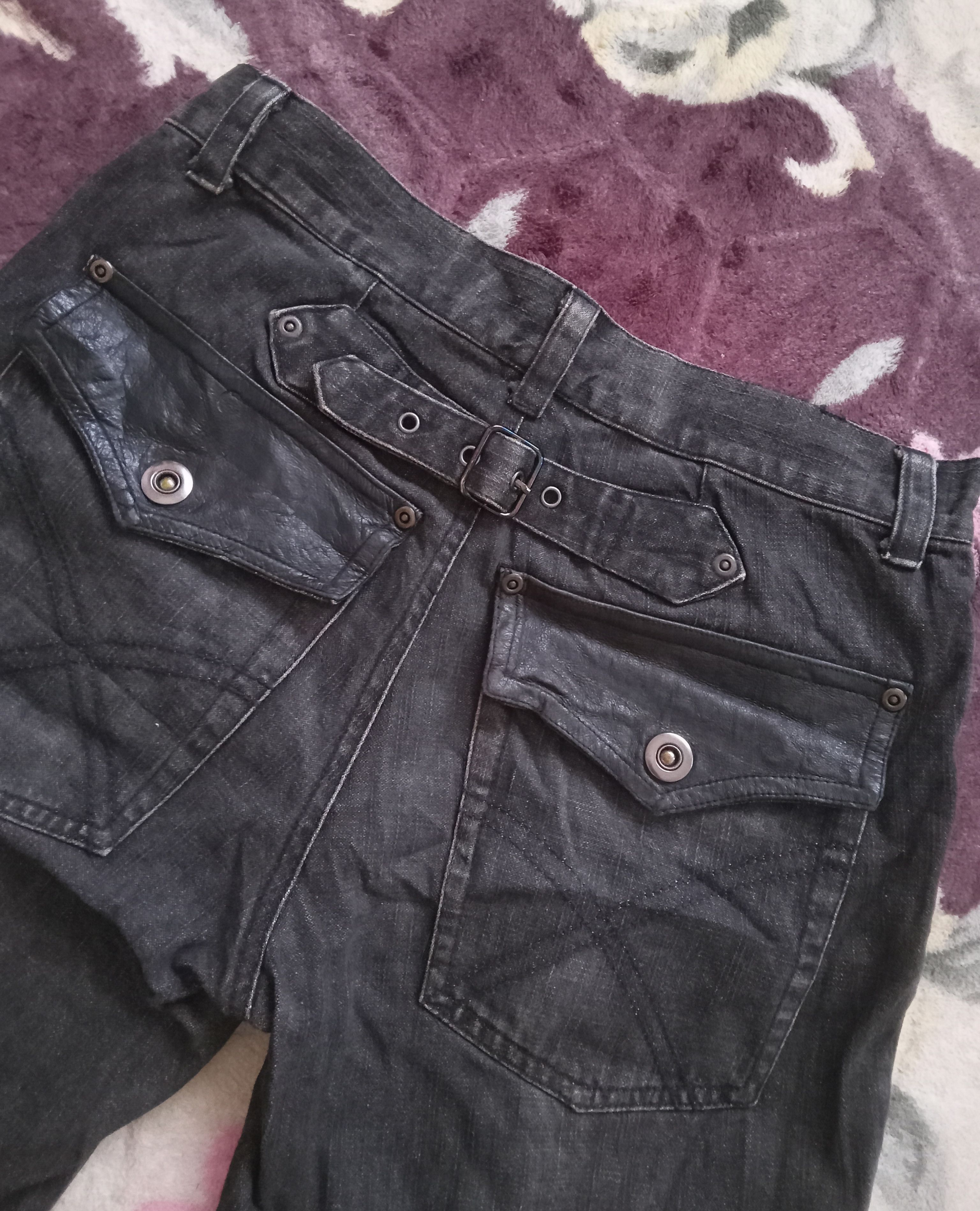 Japanese Brand Rustenburg Homme Rare Design Flare Jeans Size US 30 / EU 46 - 11 Thumbnail