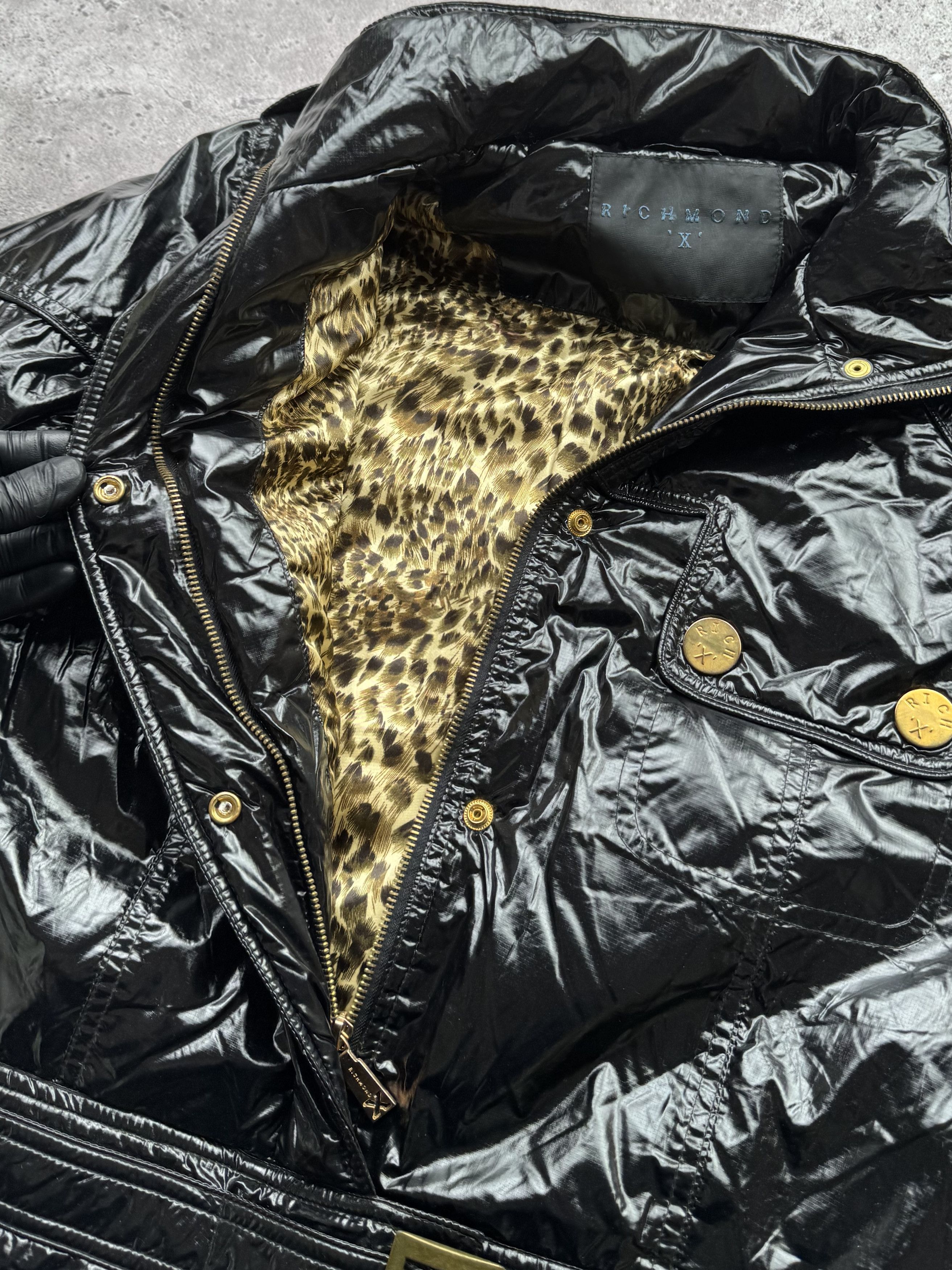 John Richmond Richmond Vintage Cropped Jacket With Belted C277(V116) Size M / US 6-8 / IT 42-44 - 6 Thumbnail