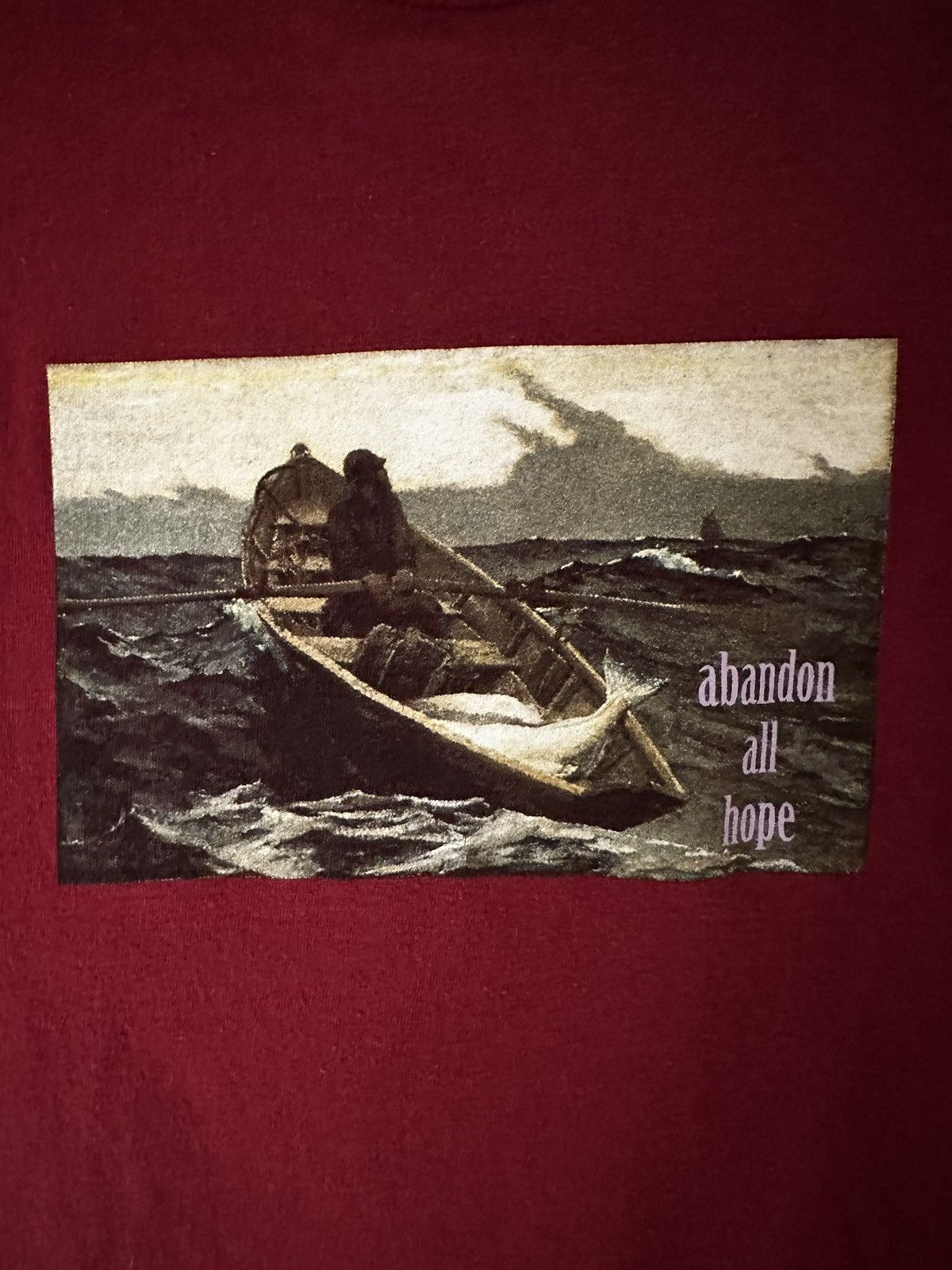 Noah Abandon All Hope Graphic Tee Size US L / EU 52-54 / 3 - 3 Thumbnail