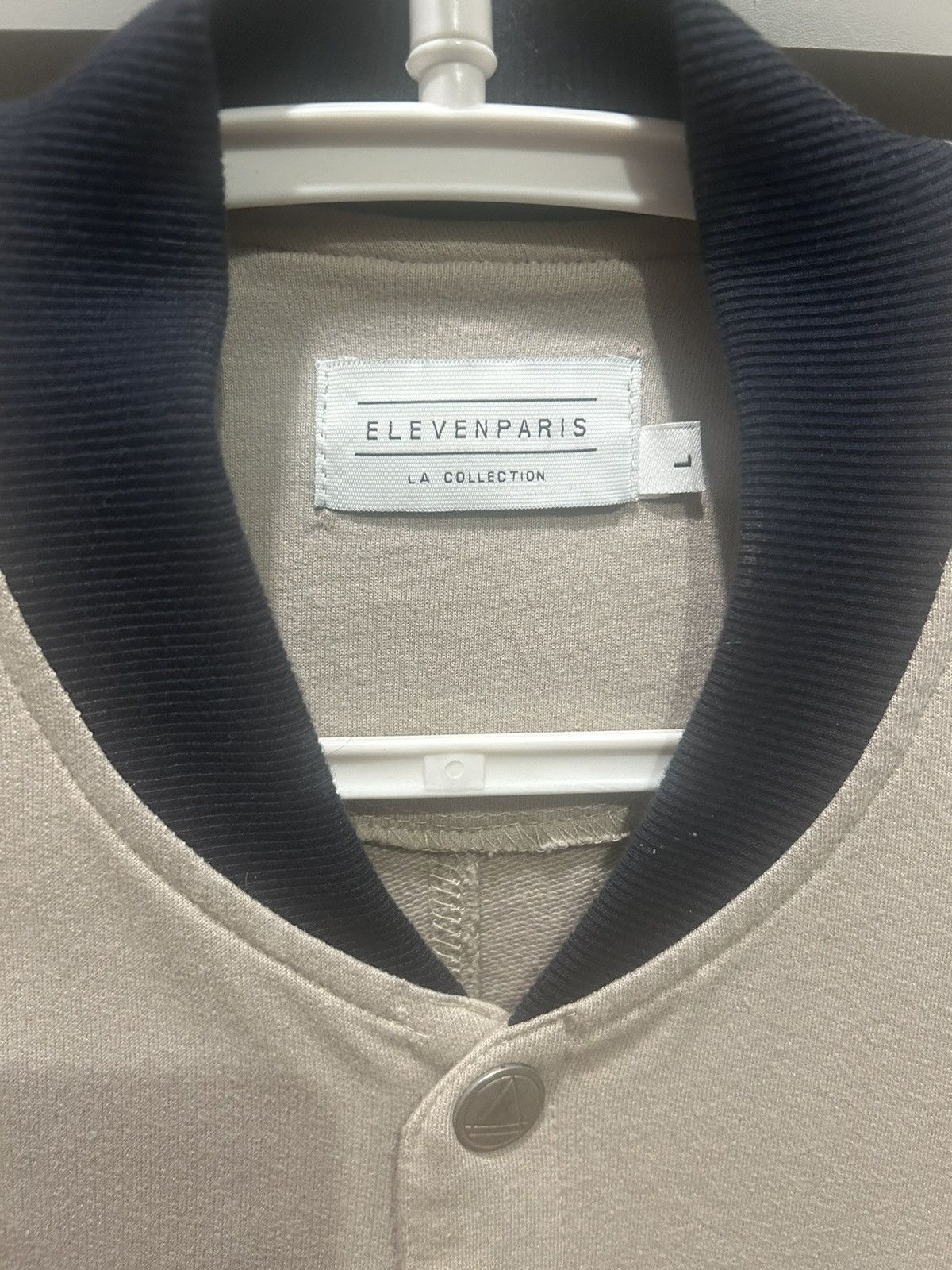 Eleven Paris button up sweatshirt