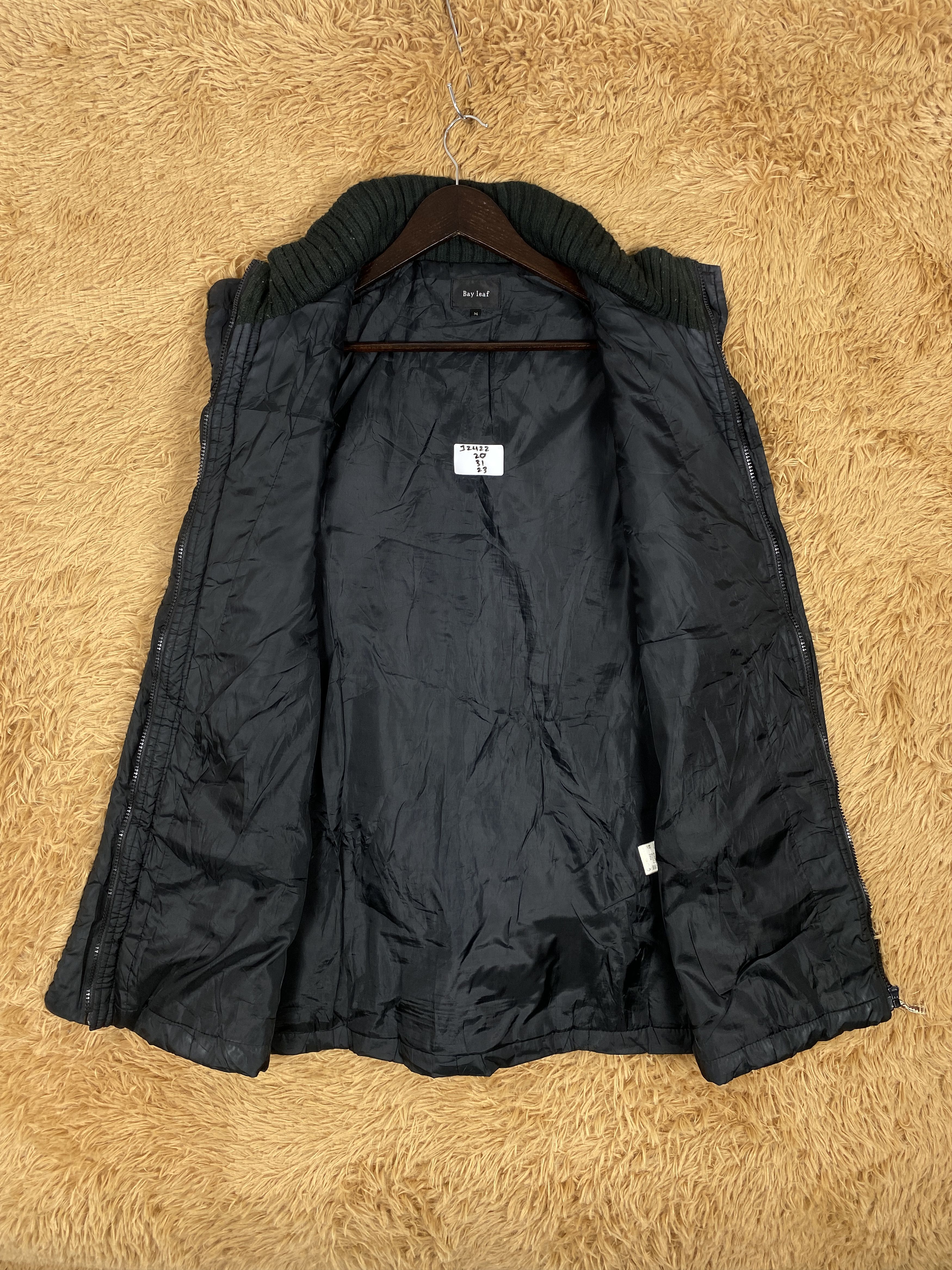 Japanese Brand Vintage Bay Leaf Puffer Long Jacket PJ2422 Size US S / EU 44-46 / 1 - 6 Thumbnail