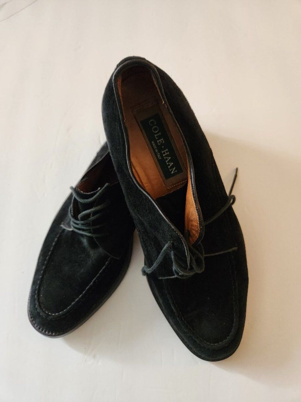 Cole Haan Cole haan men's black suede dress shoes size:9 made in Italy Size US 9 / EU 42 - 8 Thumbnail